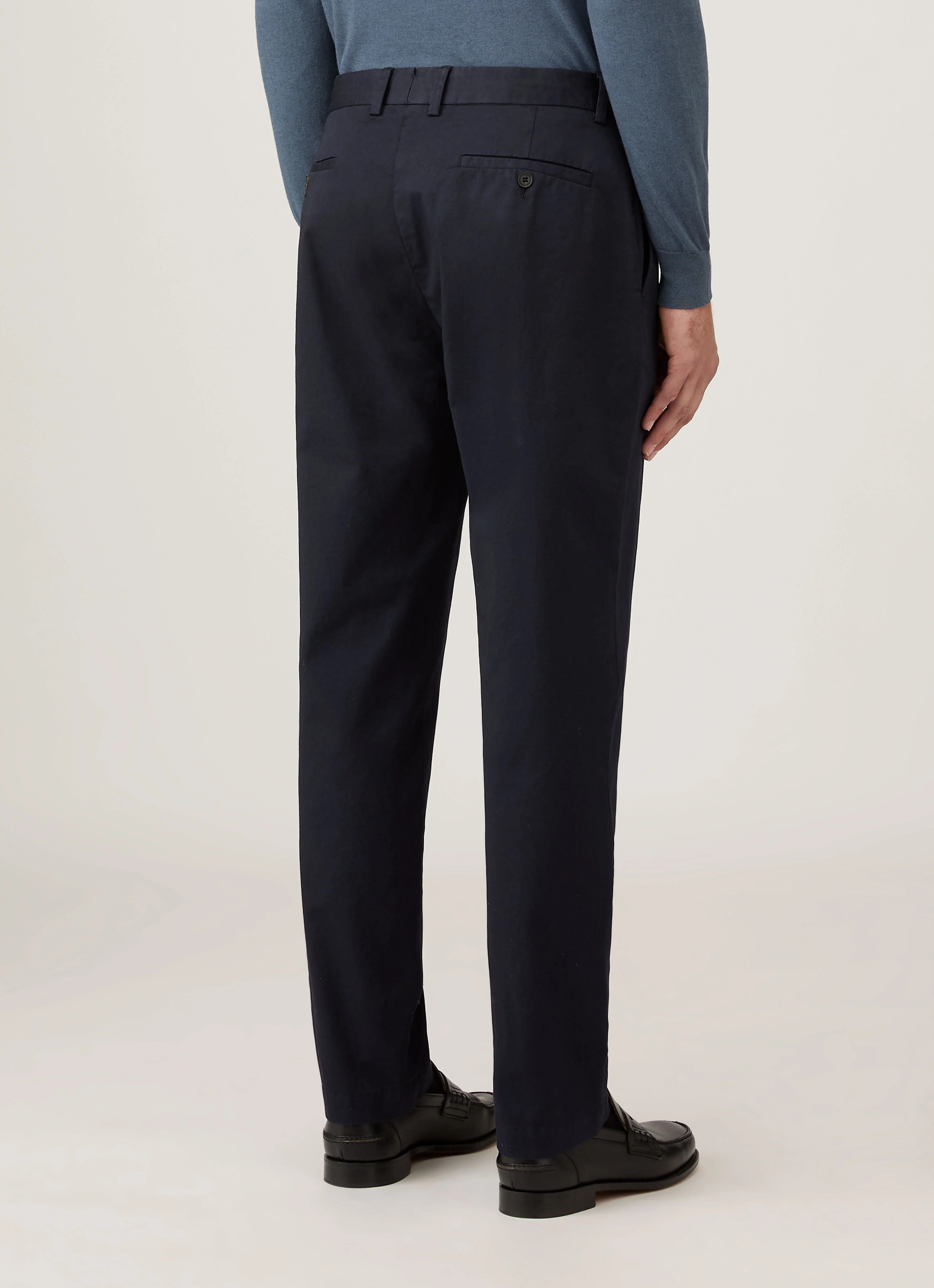 Men's Regular Fit Chino in Navy - Image 5