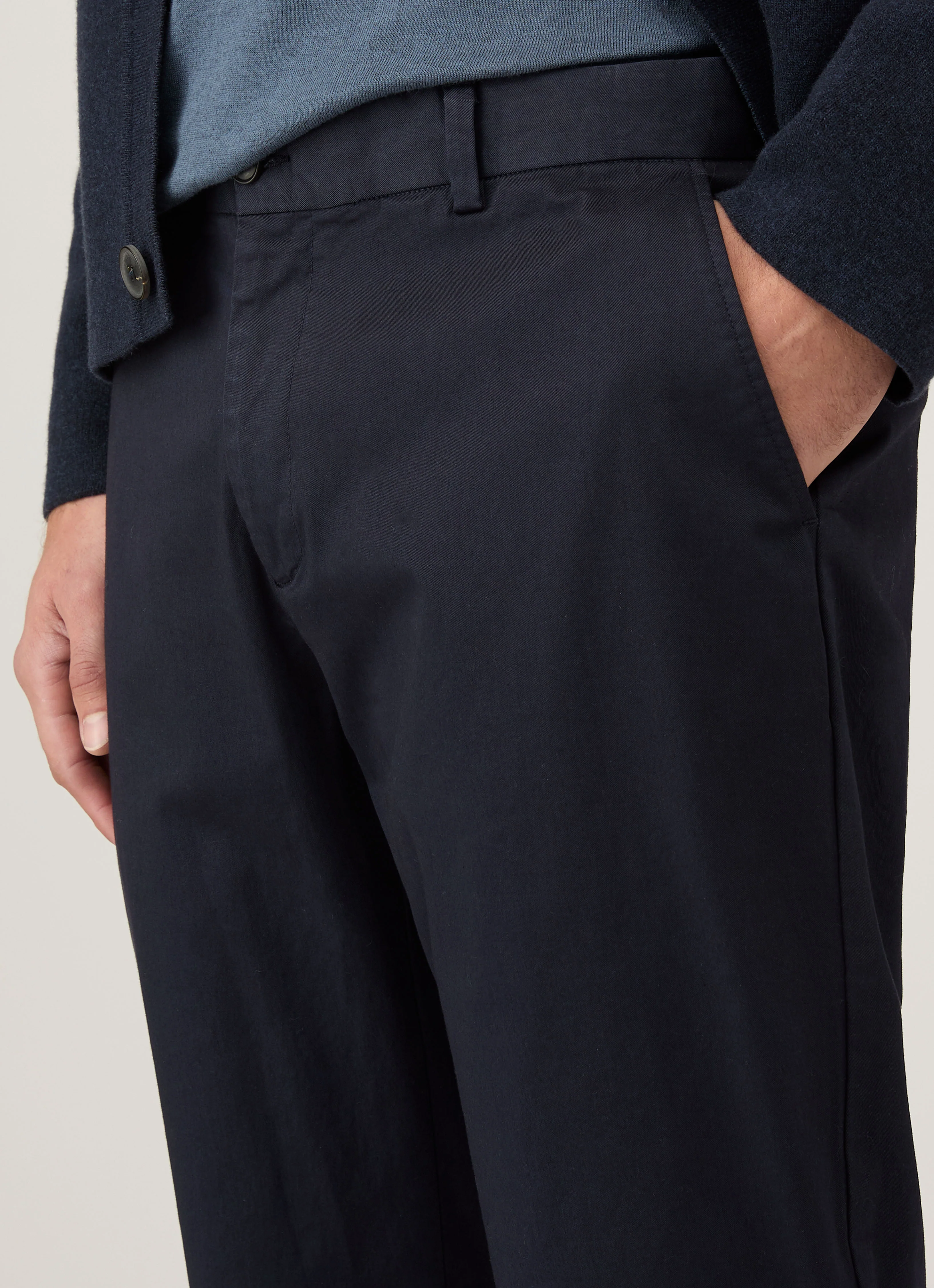 Men's Regular Fit Chino in Navy - Image 6