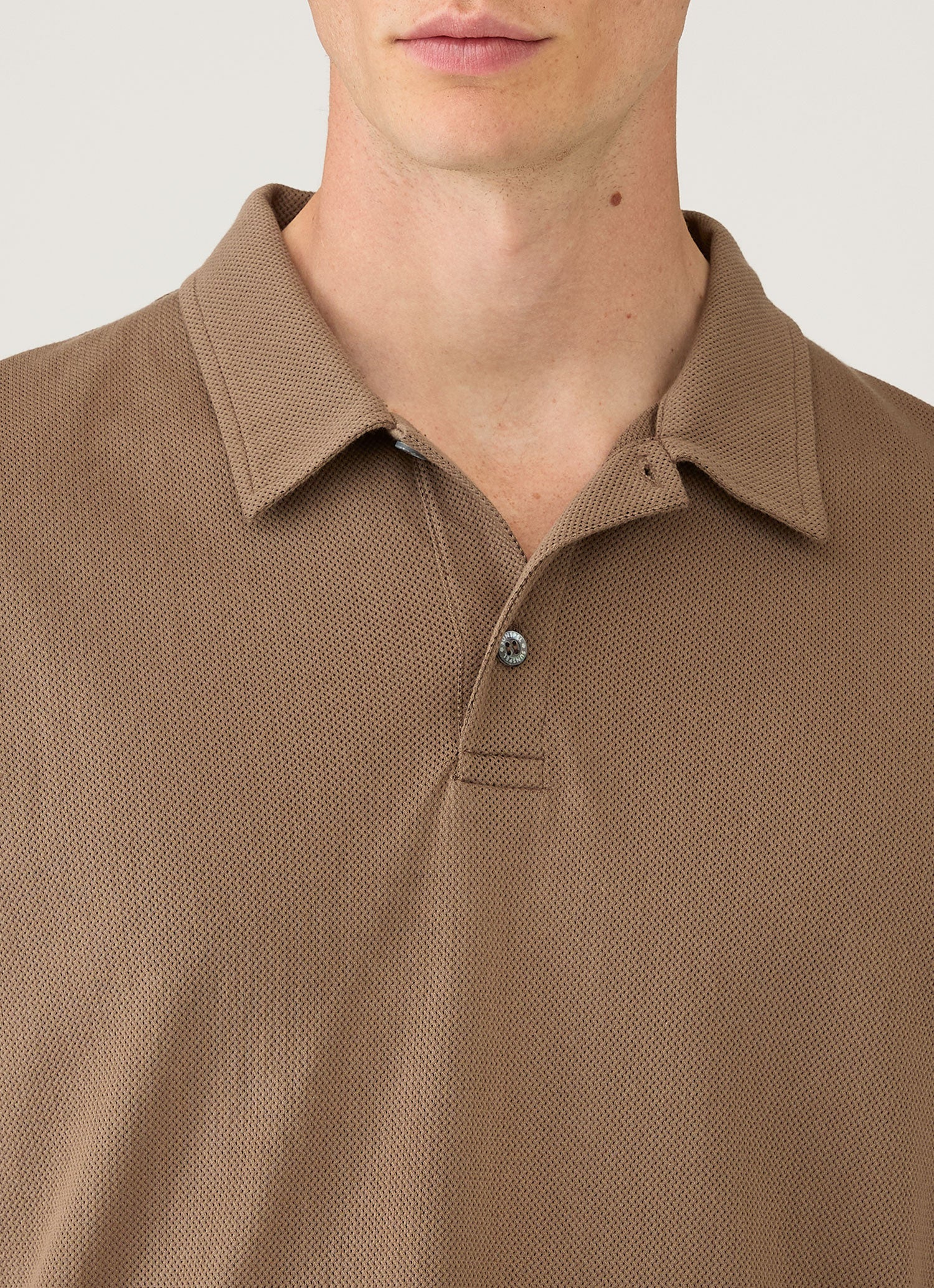 Men's Regular Fit Riviera Polo Shirt in Dark Cedar - Image 6