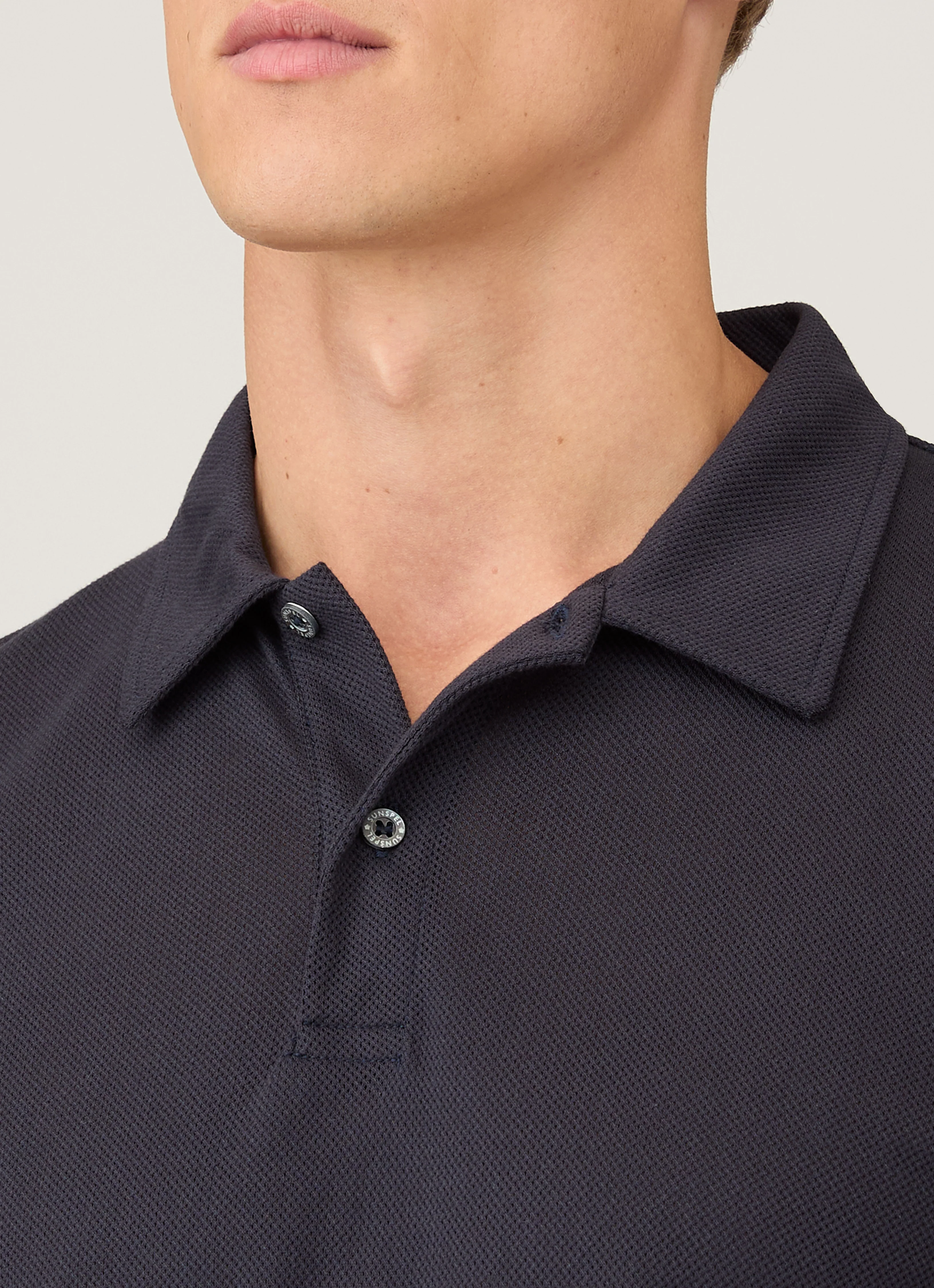 Men's Regular Fit Riviera Polo Shirt in Navy - Image 6