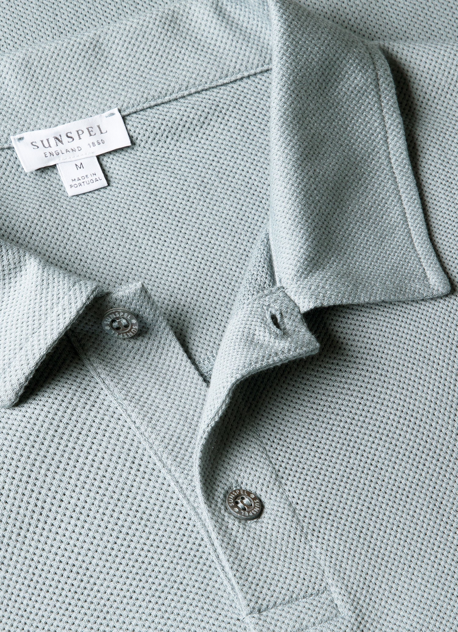 Men's Regular Fit Riviera Polo Shirt in Stone Blue - Image 4