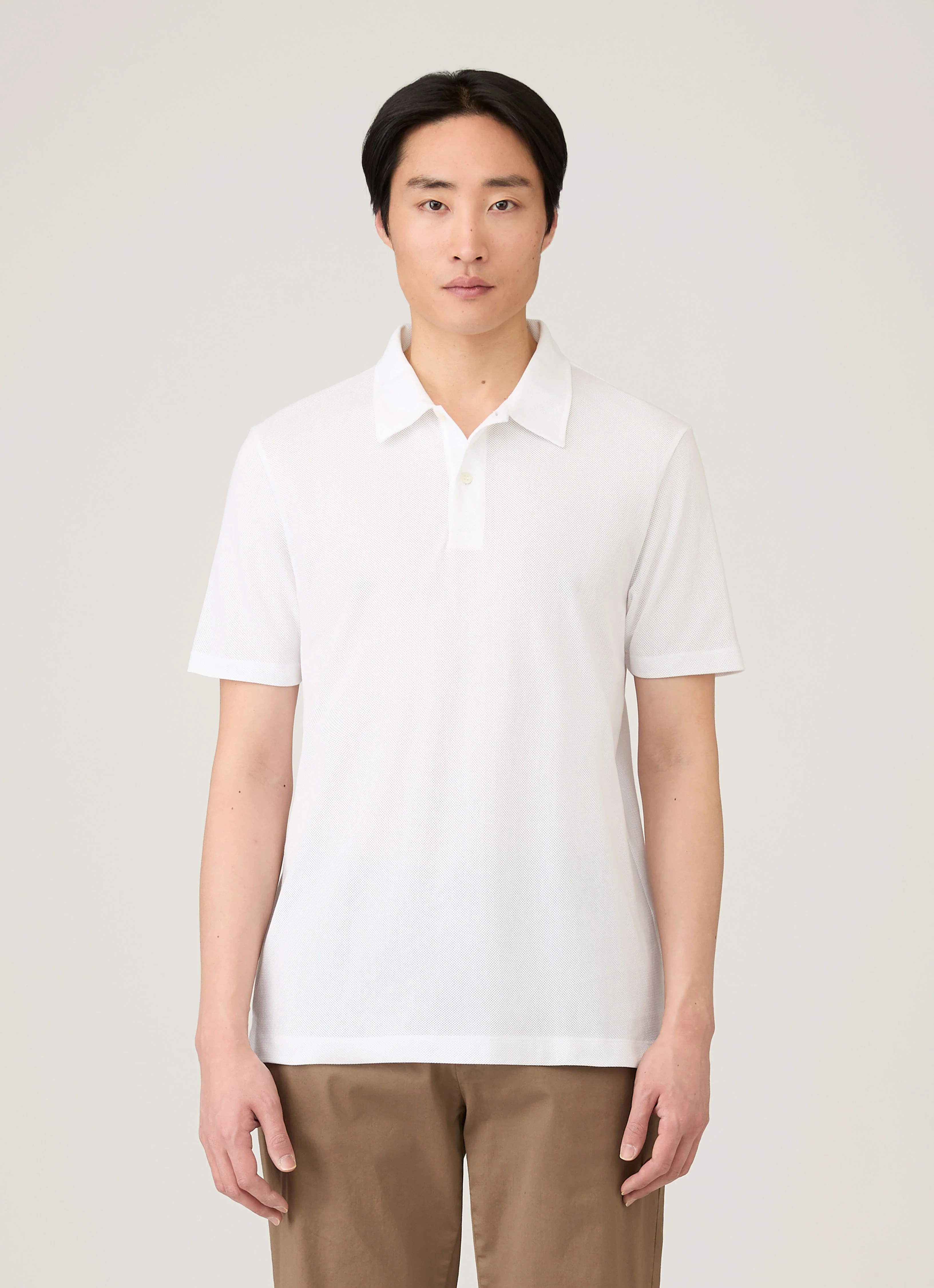Men's Regular Fit Riviera Polo Shirt in White - Image 2