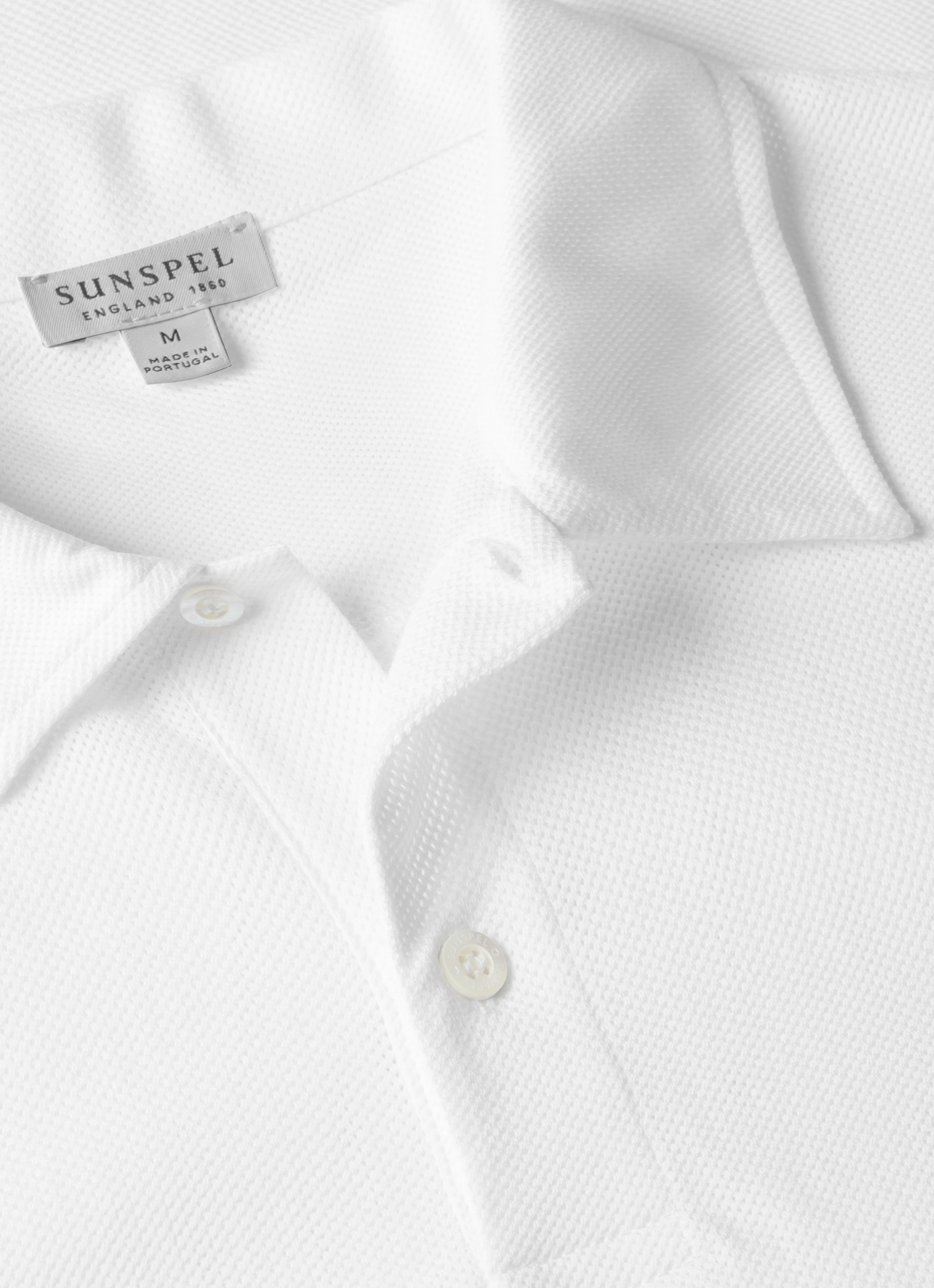 Men's Regular Fit Riviera Polo Shirt in White - Image 4
