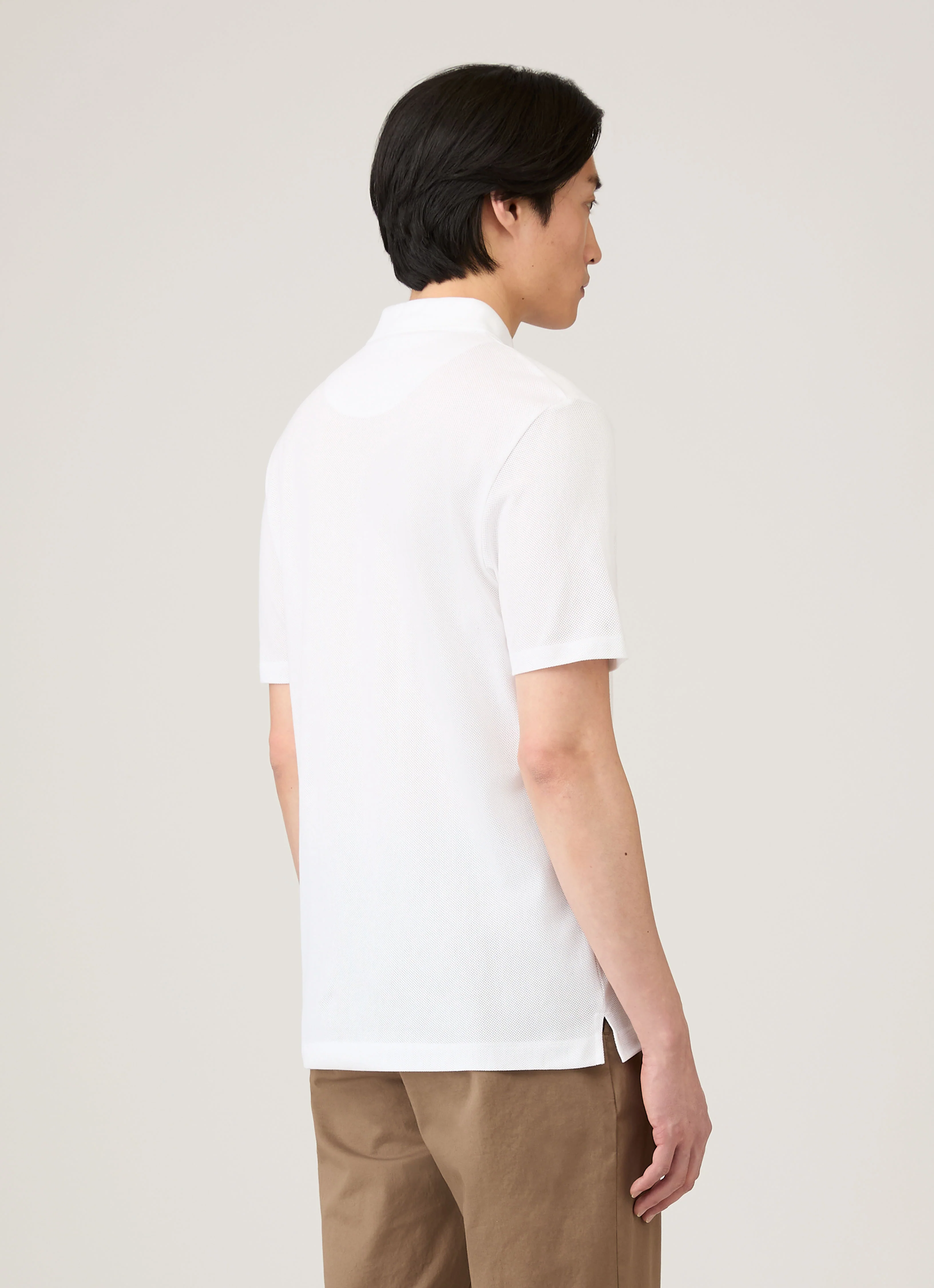 Men's Regular Fit Riviera Polo Shirt in White - Image 5