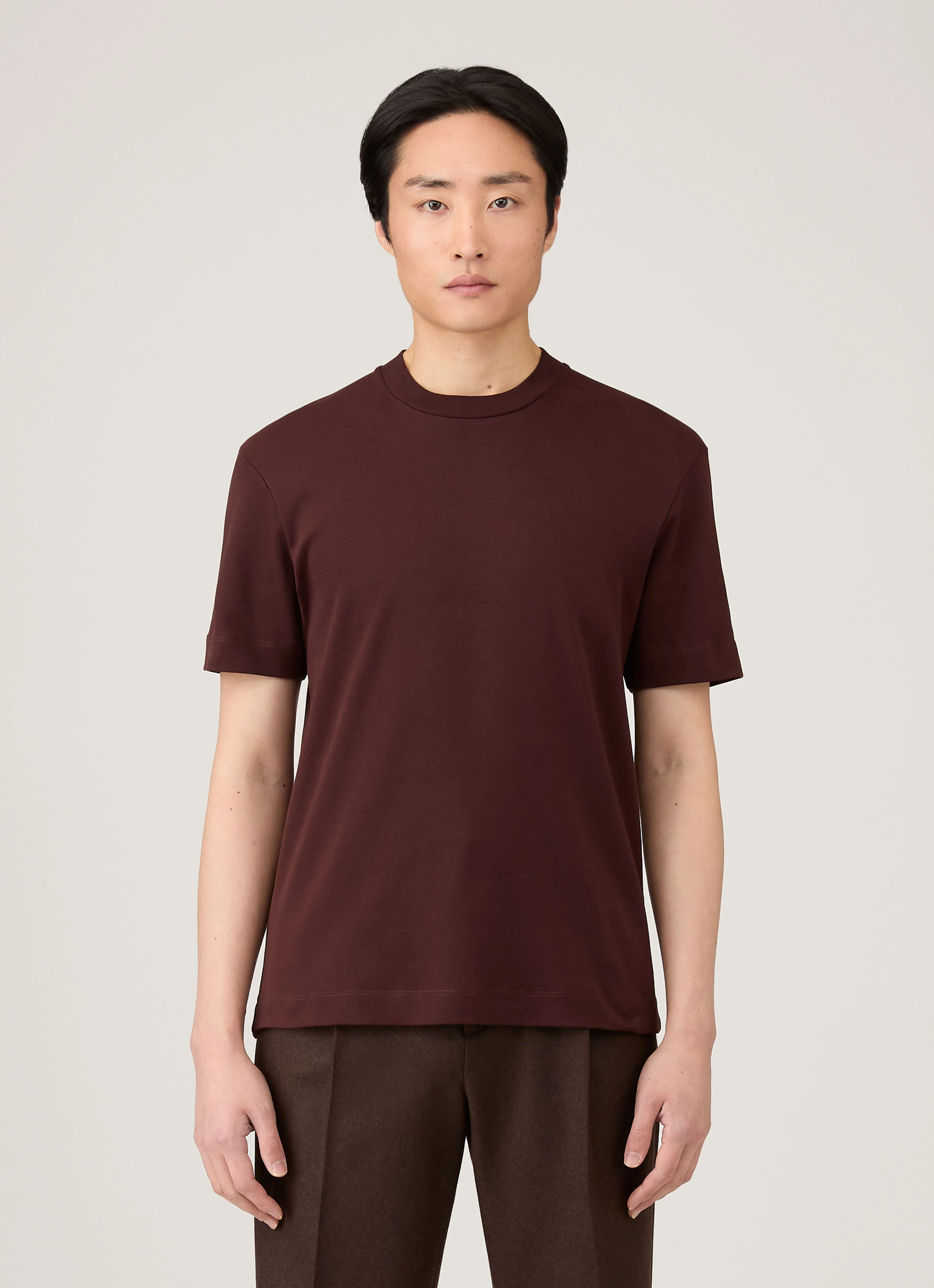 Men's Relaxed Fit Heavyweight T-shirt in Bakelite - Image 2