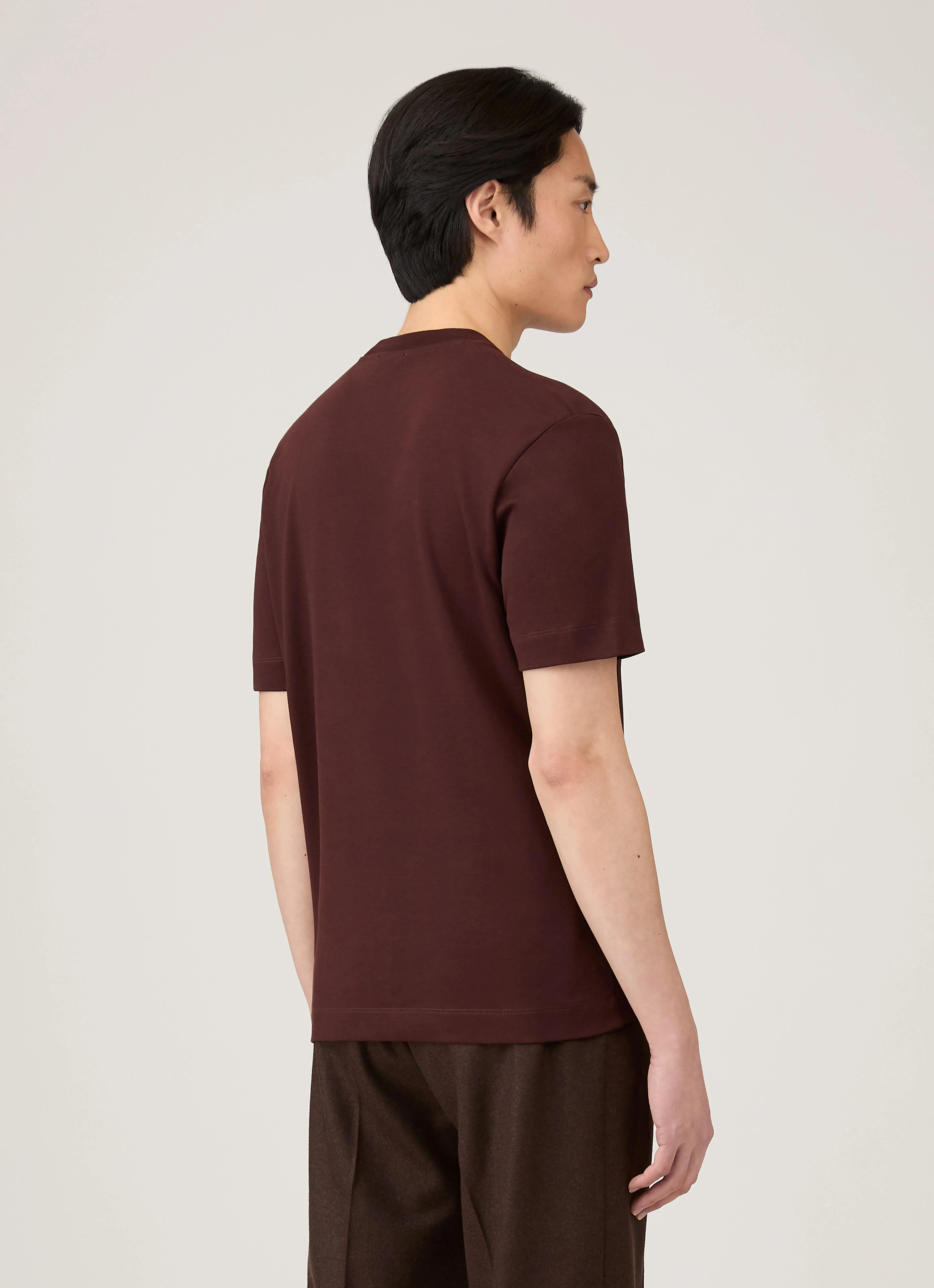 Men's Relaxed Fit Heavyweight T-shirt in Bakelite - Image 5