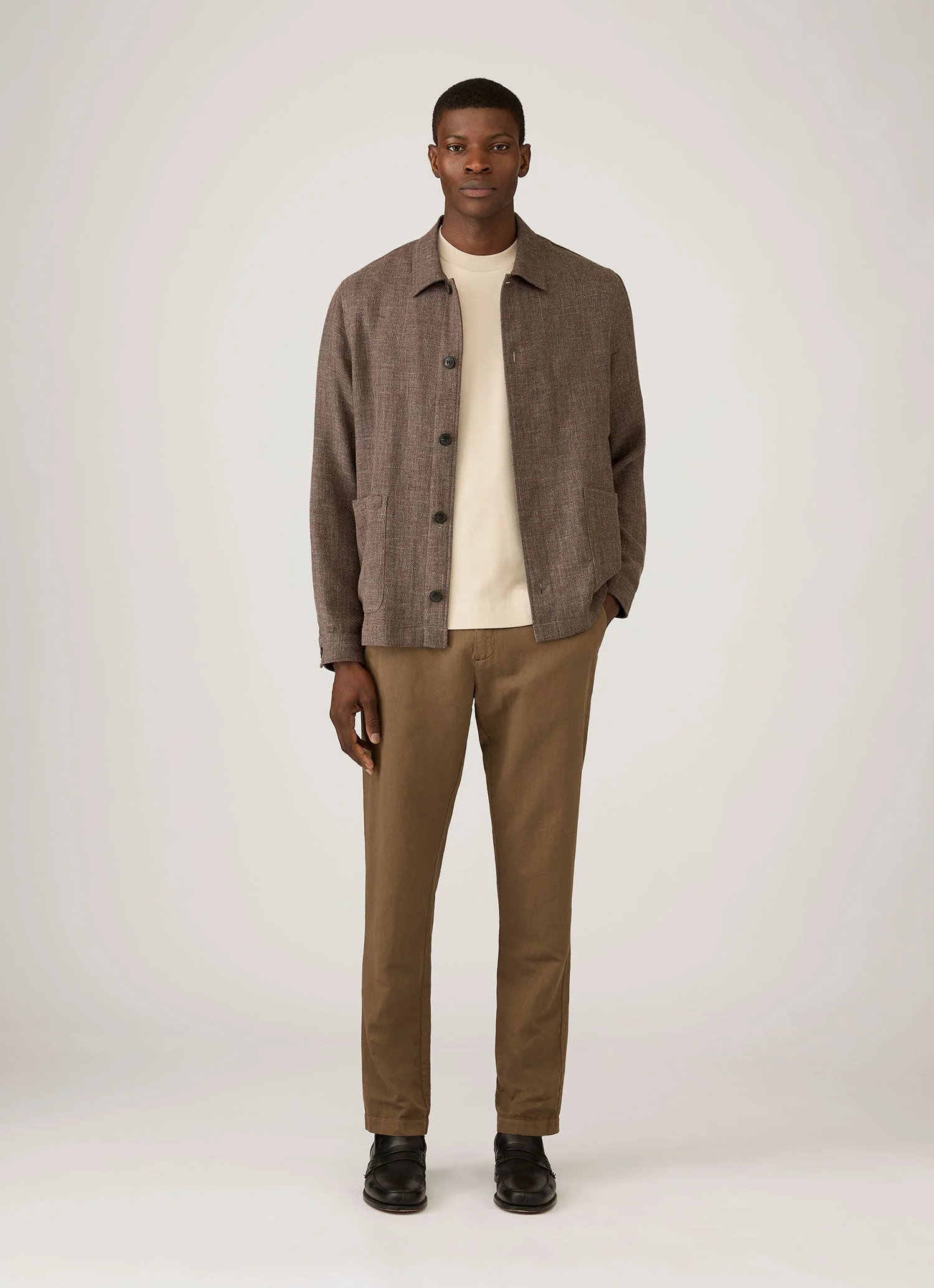 Men's Relaxed Fit Heavyweight T-shirt in Hazelwood - Image 3