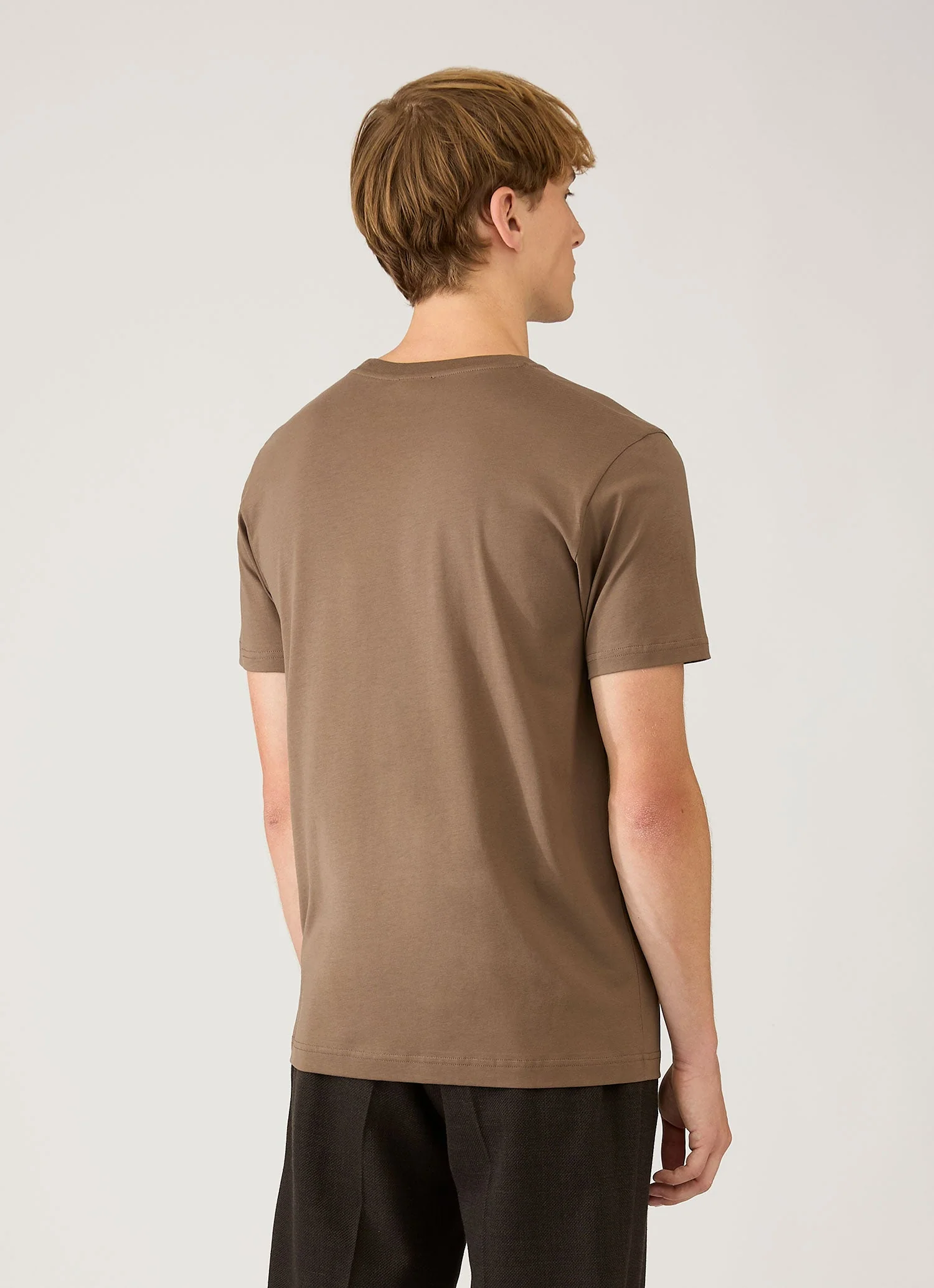 Men's Riviera Midweight T-shirt in Dark Cedar - Image 5