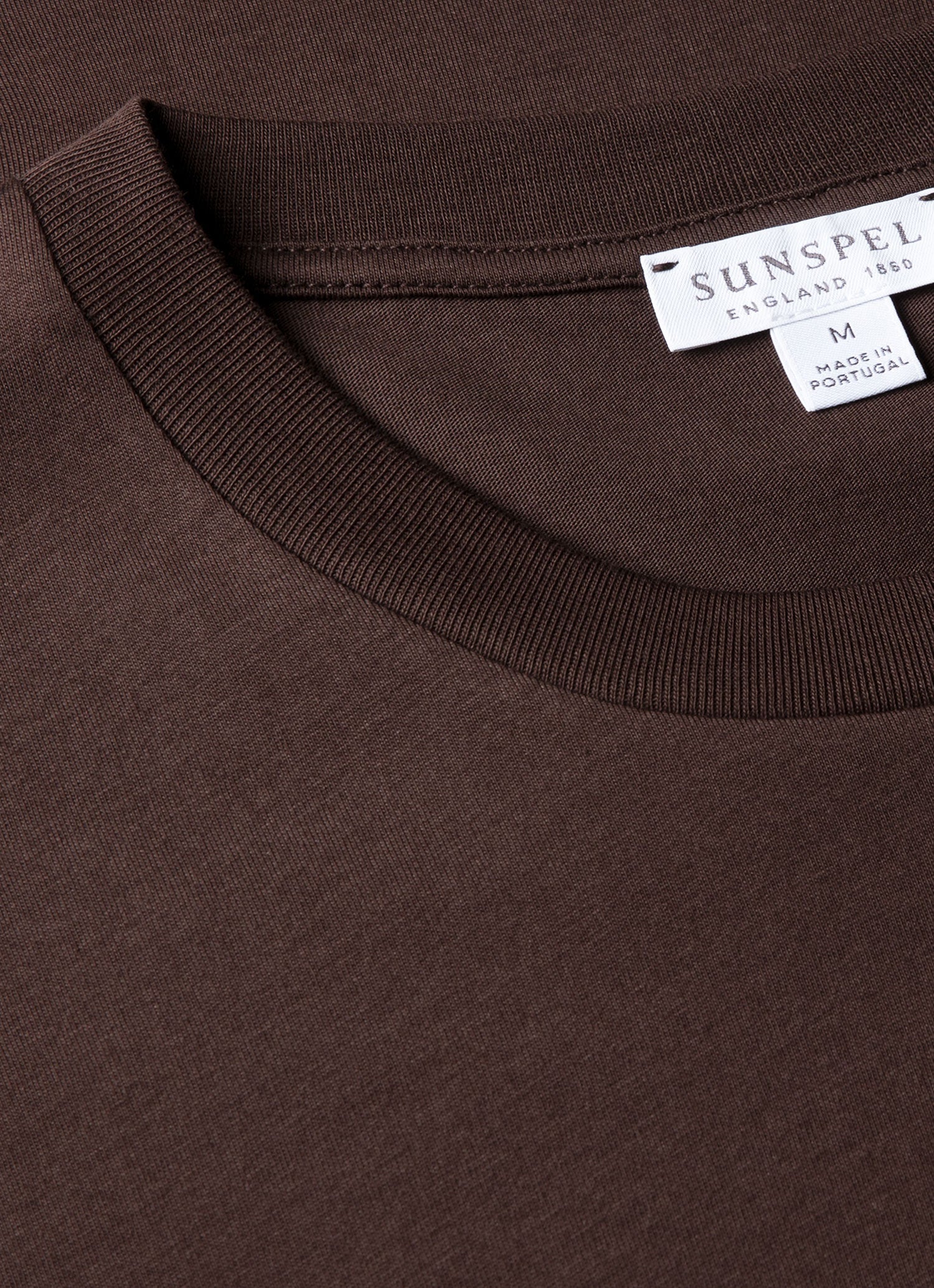 Men's Riviera Midweight T-shirt in Dark Chocolate - Image 4