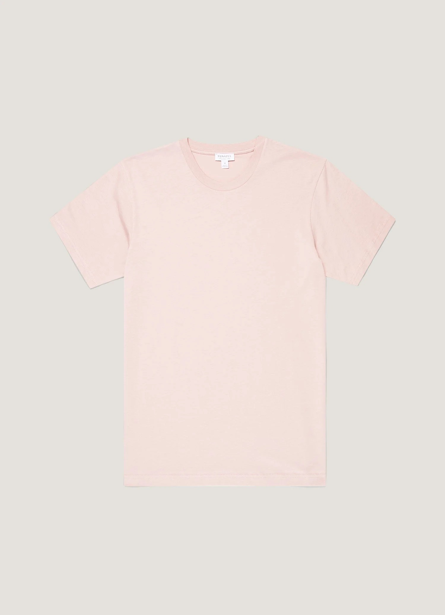 Men's Riviera Midweight T-shirt in Pale Pink