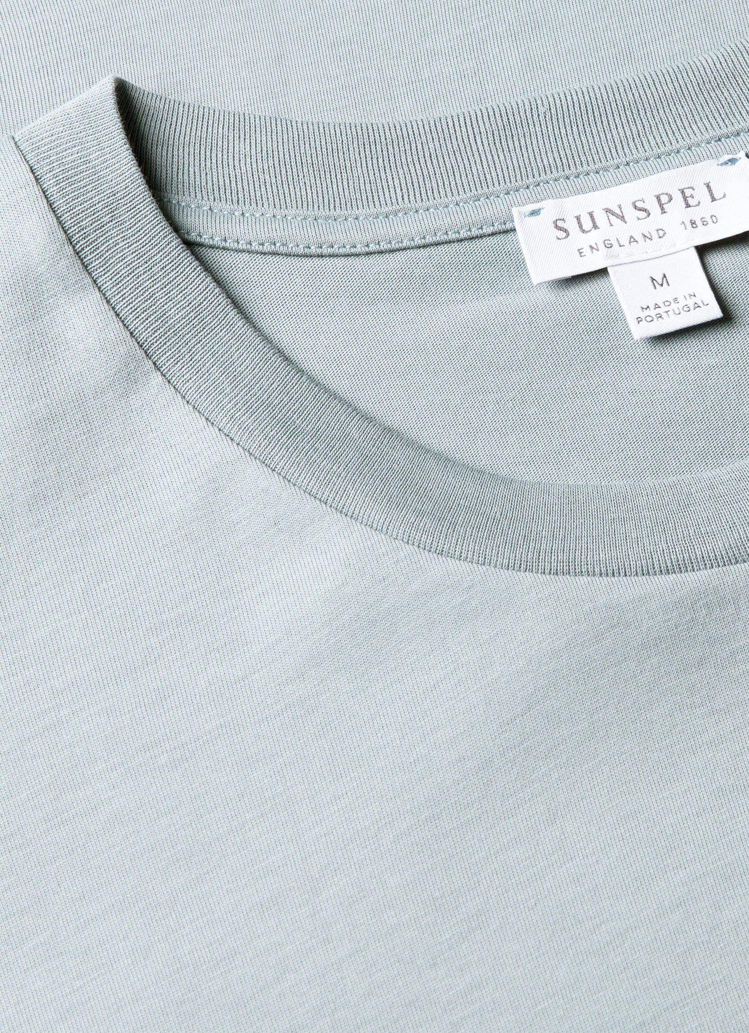 Men's Riviera Midweight T-shirt in Stone Blue - Image 4