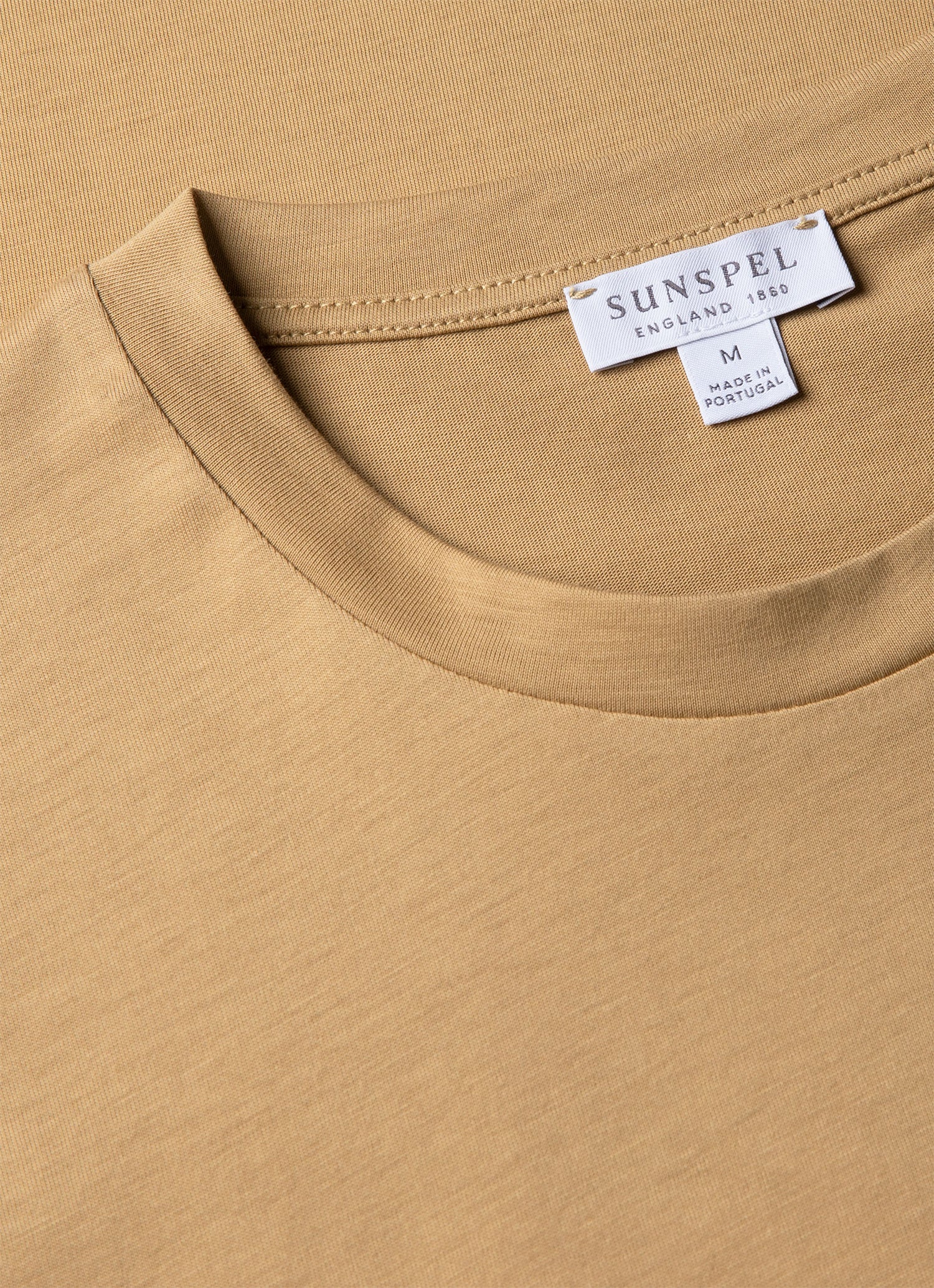 Men's Riviera Midweight T-shirt in Tan - Image 4