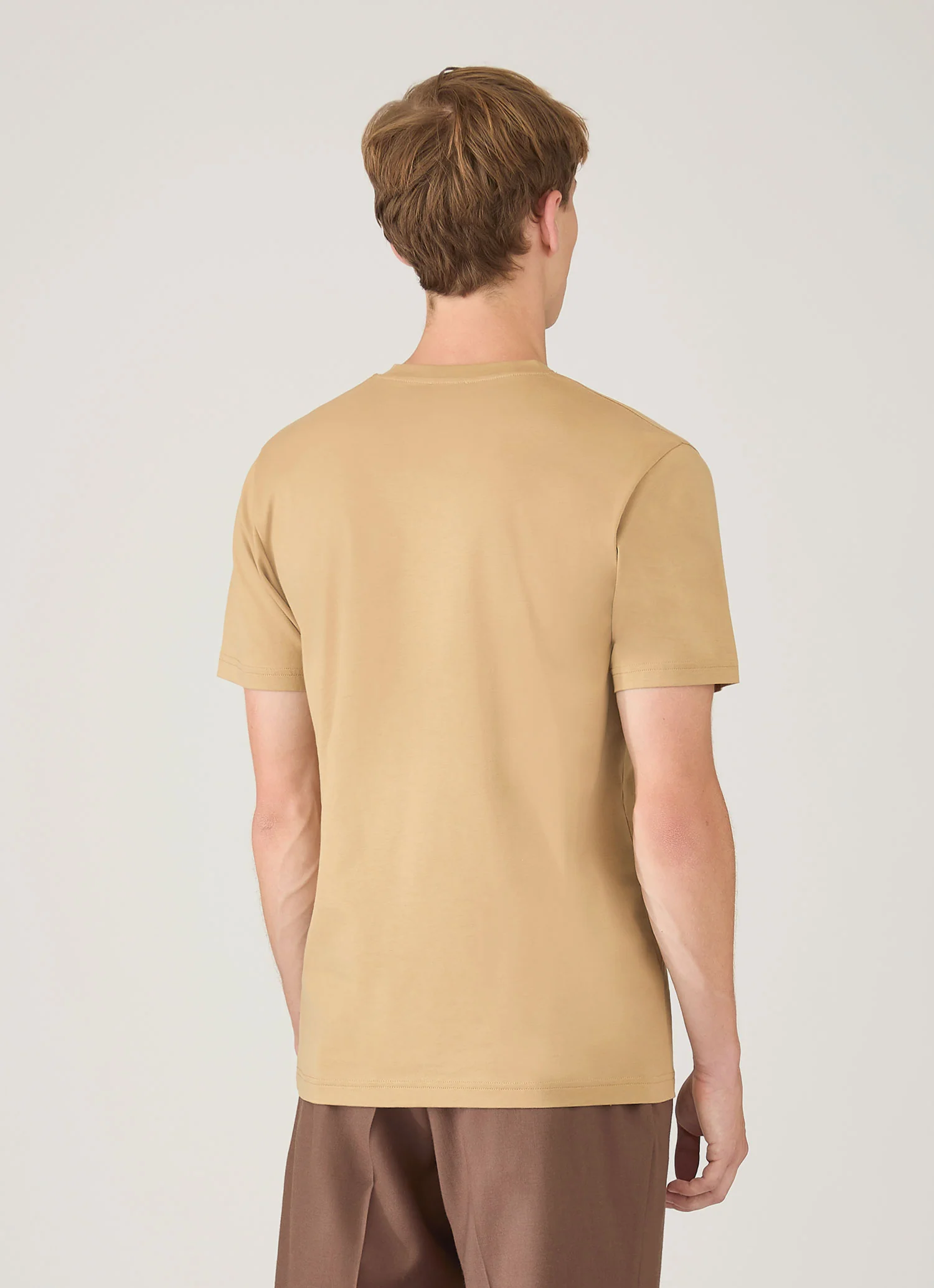 Men's Riviera Midweight T-shirt in Tan - Image 5