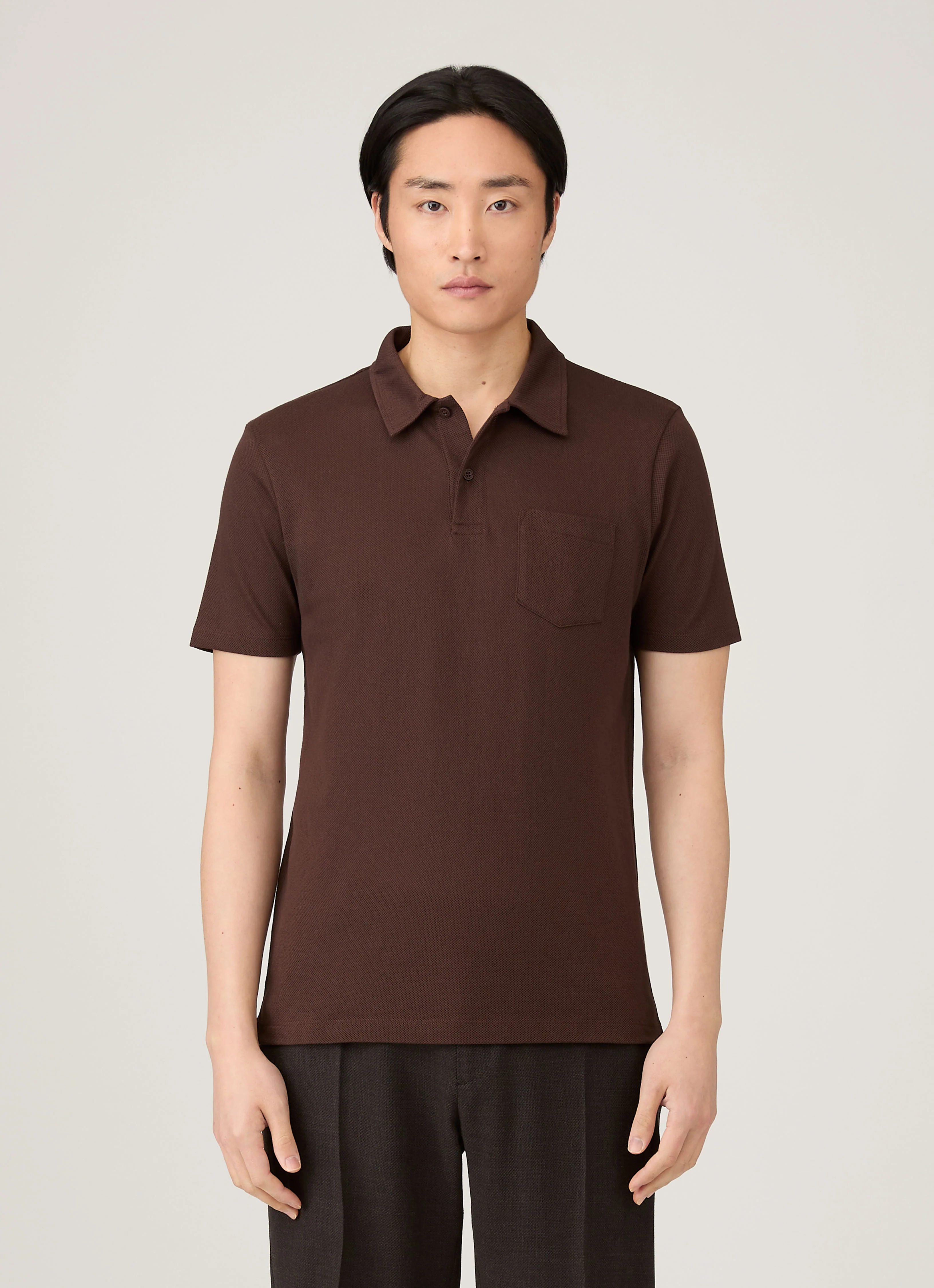 Men's Riviera Polo Shirt in Bakelite - Image 2