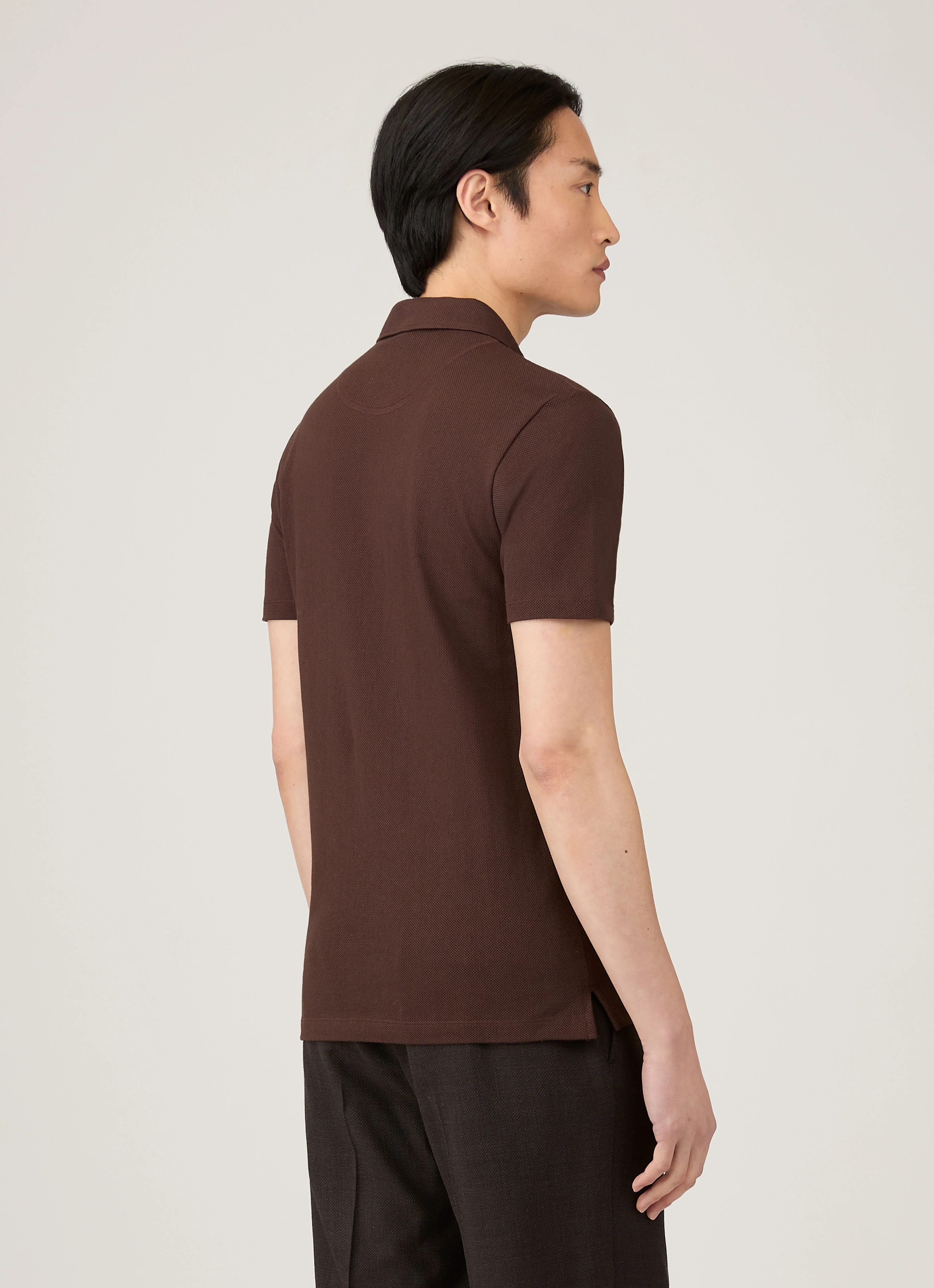 Men's Riviera Polo Shirt in Bakelite - Image 5