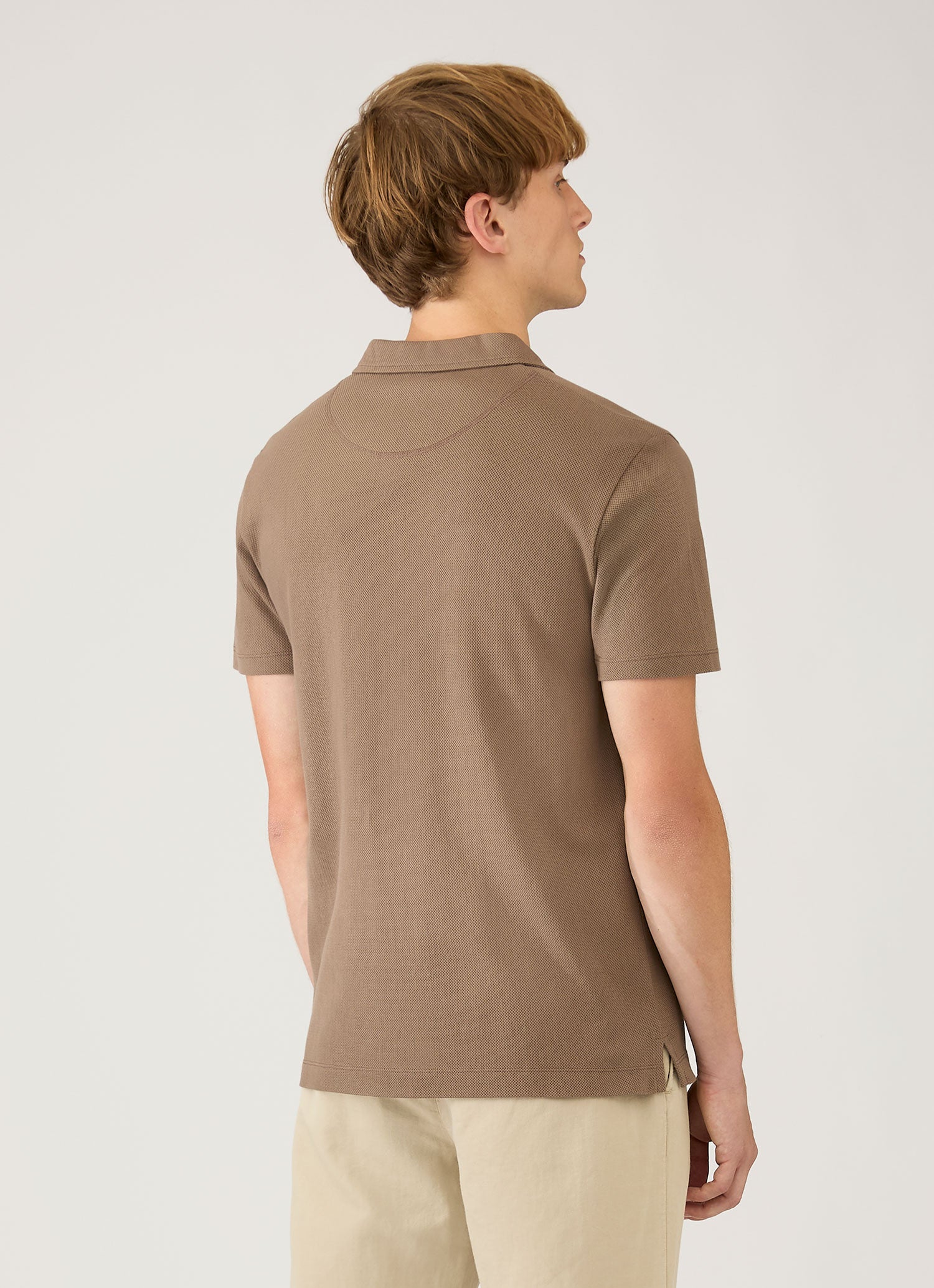 Men's Riviera Polo Shirt in Dark Cedar - Image 5