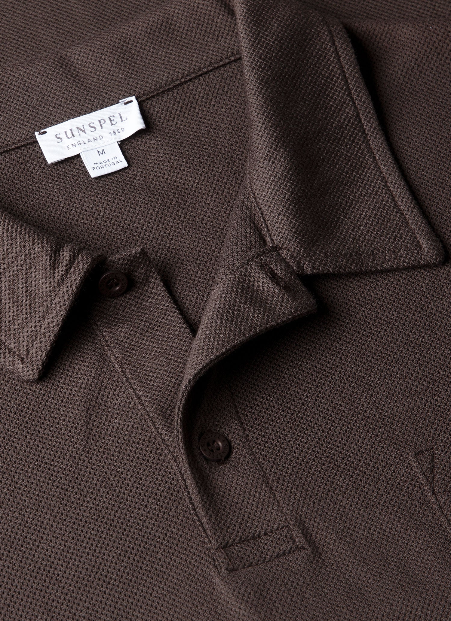 Men's Riviera Polo Shirt in Dark Chocolate - Image 4