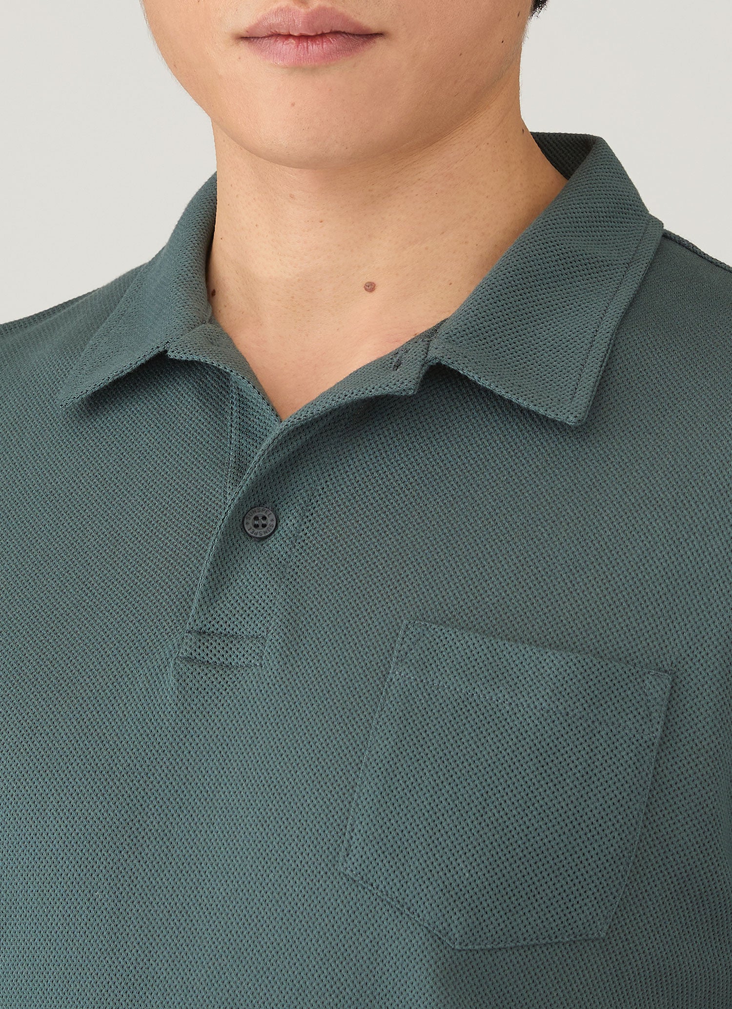 Men's Riviera Polo Shirt in Dark Petrol - Image 6