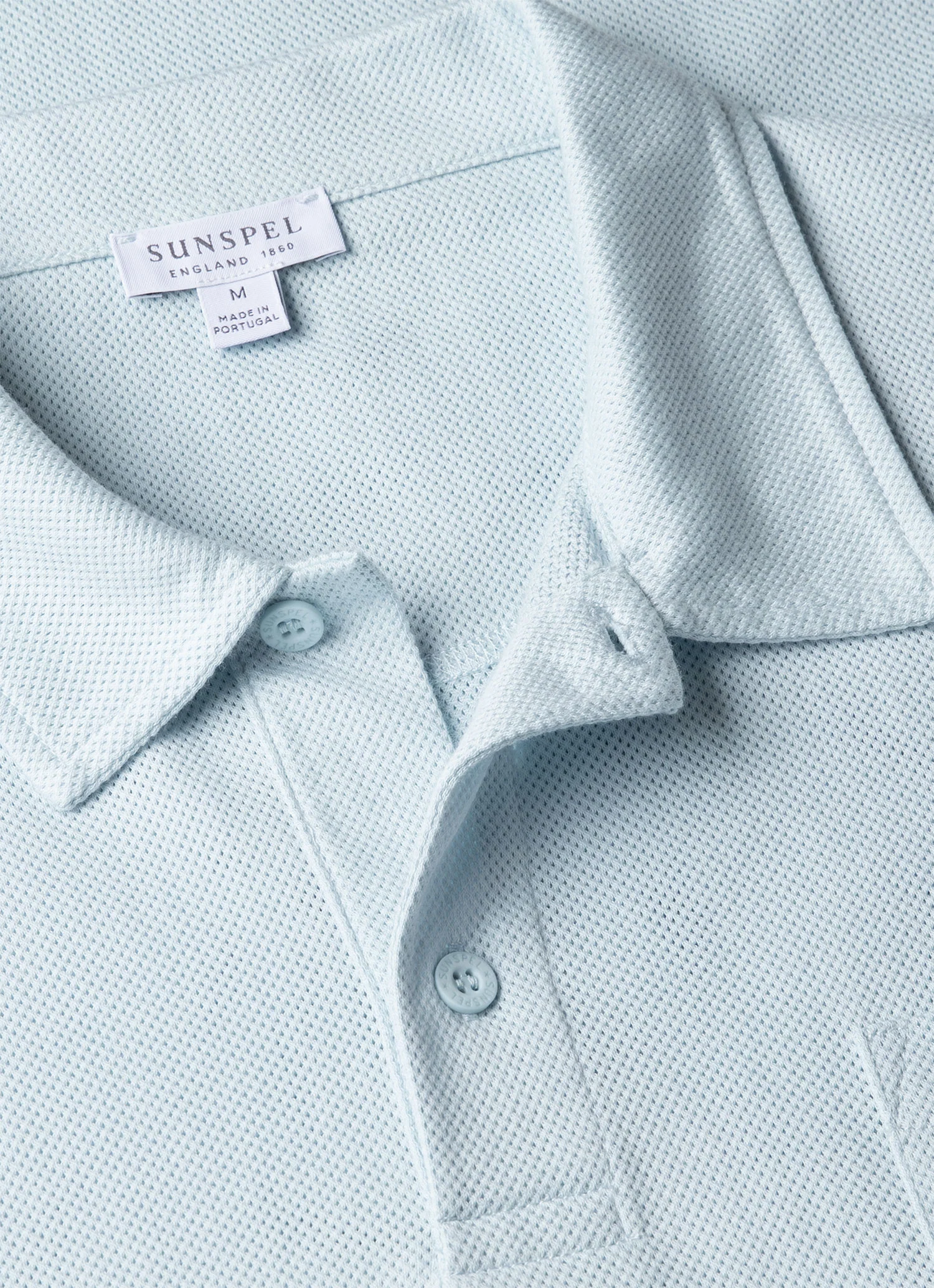 Men's Riviera Polo Shirt in Frost Blue - Image 4