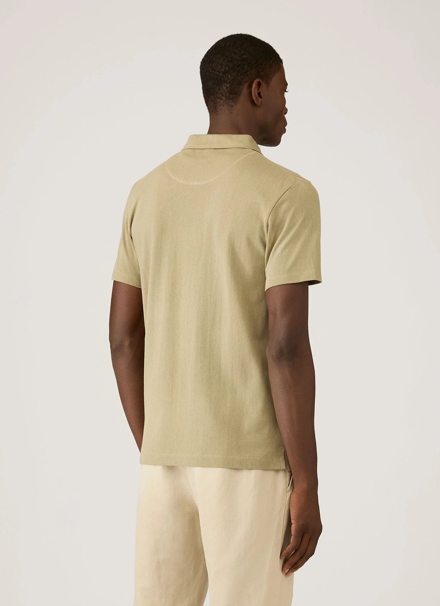 Men's Riviera Polo Shirt in Pistachio - Image 5