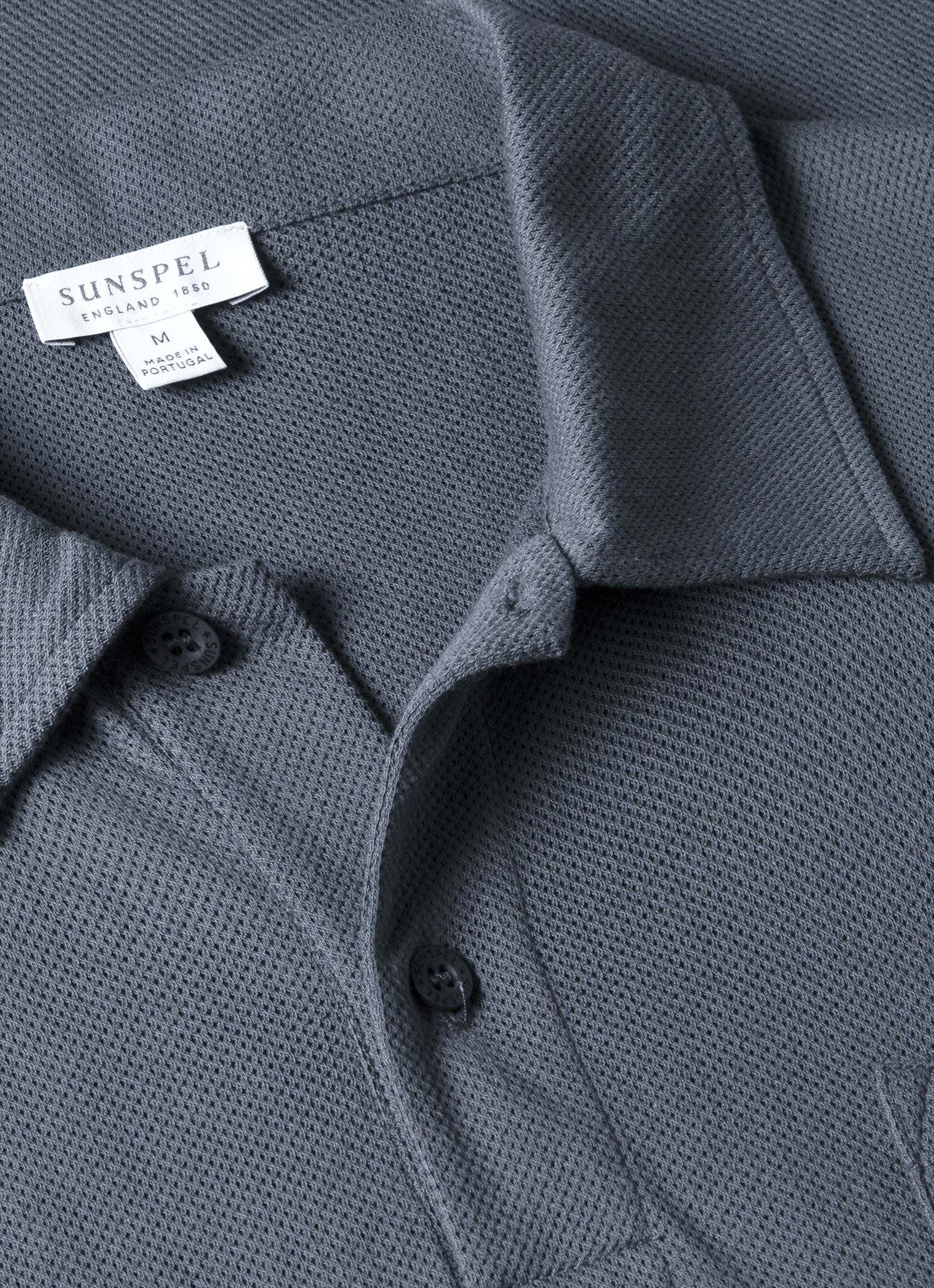 Men's Riviera Polo Shirt in Slate Blue - Image 4