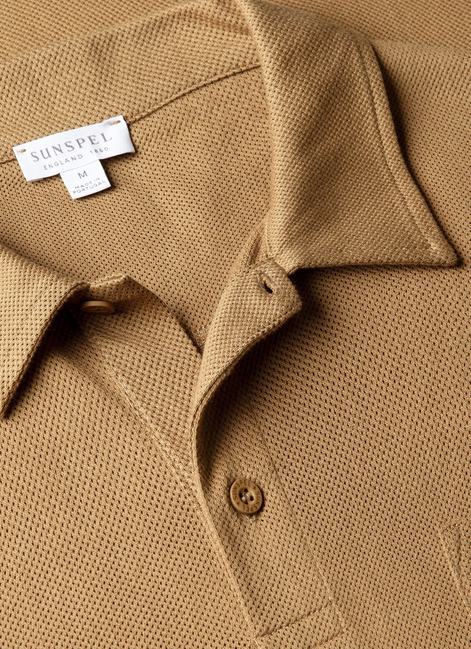 Men's Riviera Polo Shirt in Walnut - Image 4