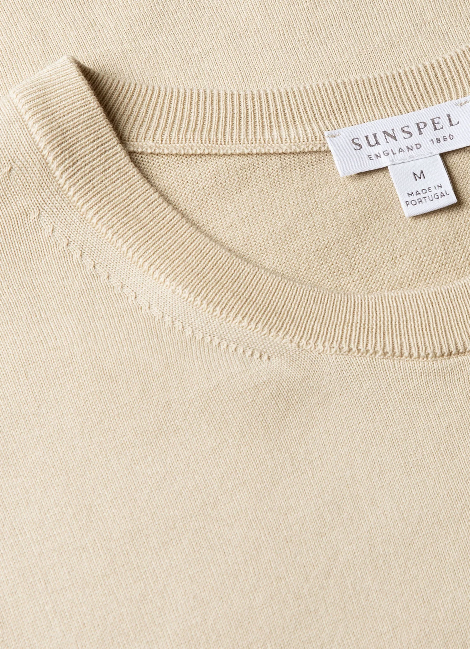 Men's Sea Island Cotton Knit T-shirt in Hazelwood - Image 4