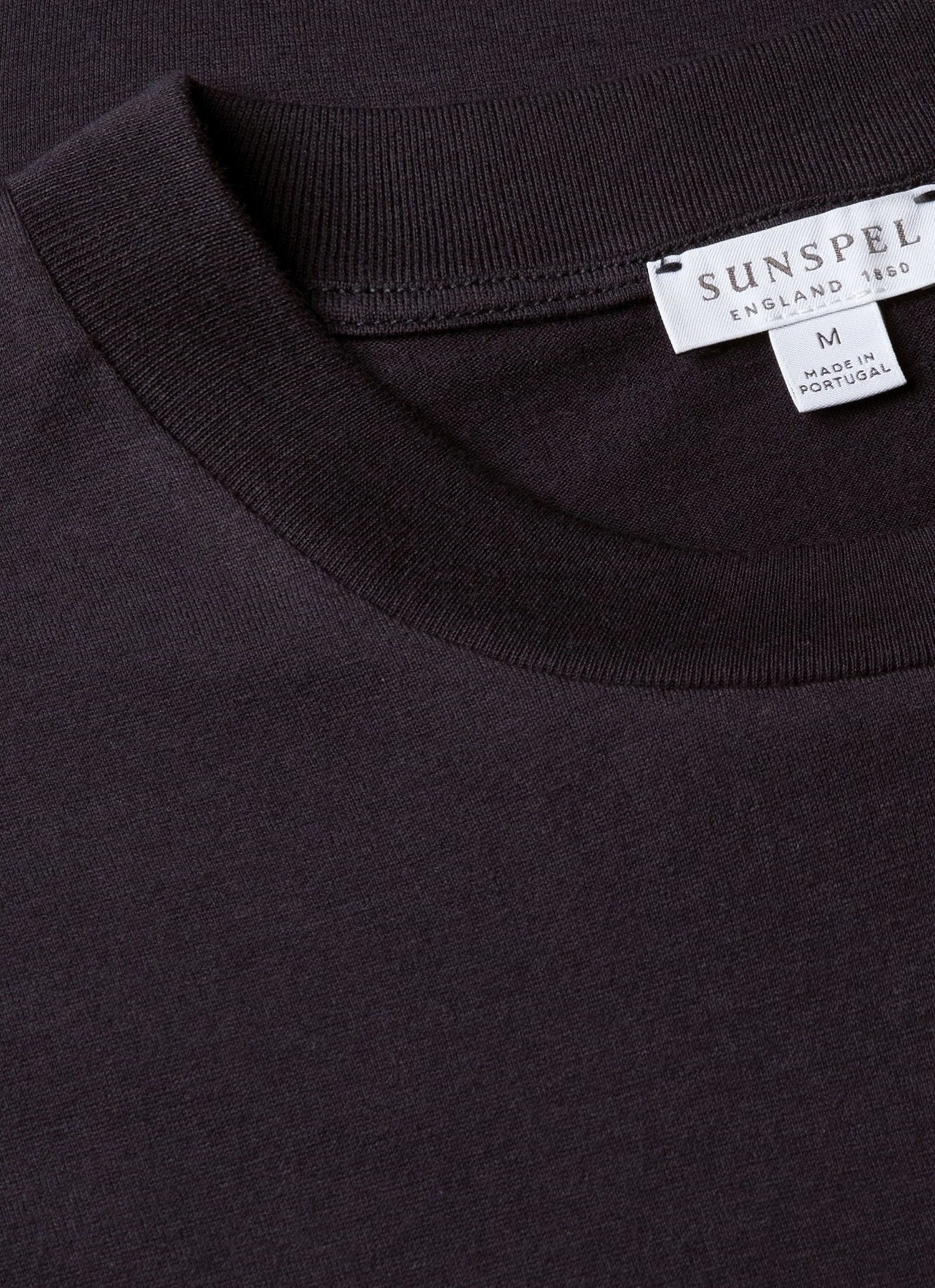 Men's Silk Cotton Cashmere T-shirt in Navy - Image 4