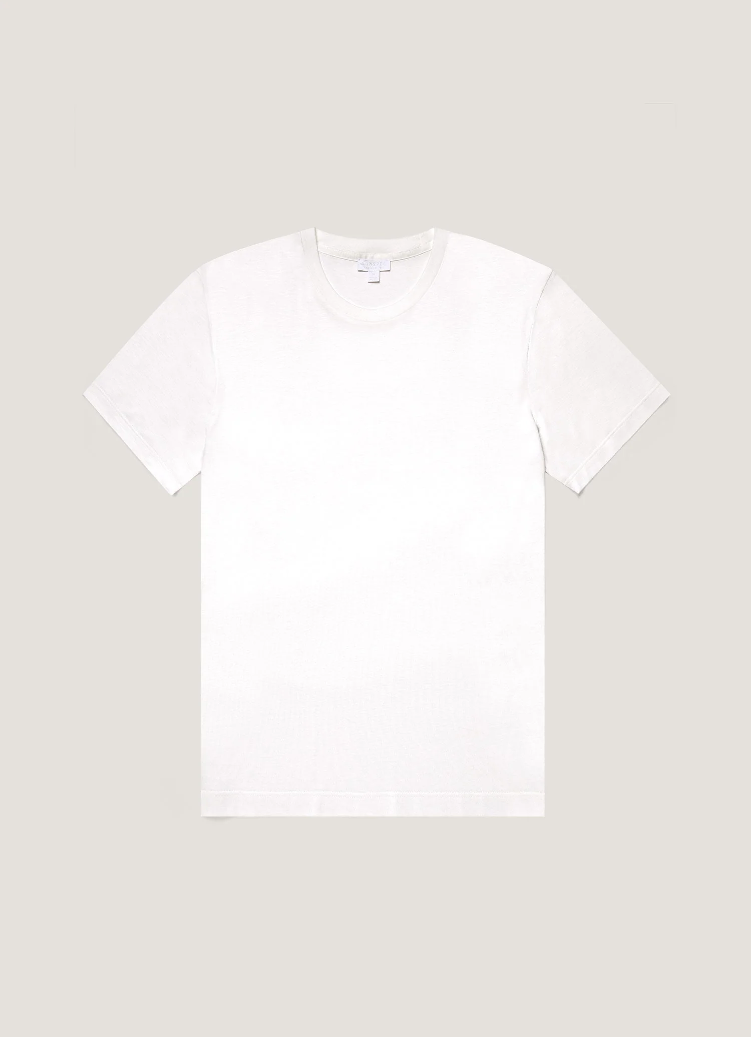 Men's Silk Cotton T-shirt in White