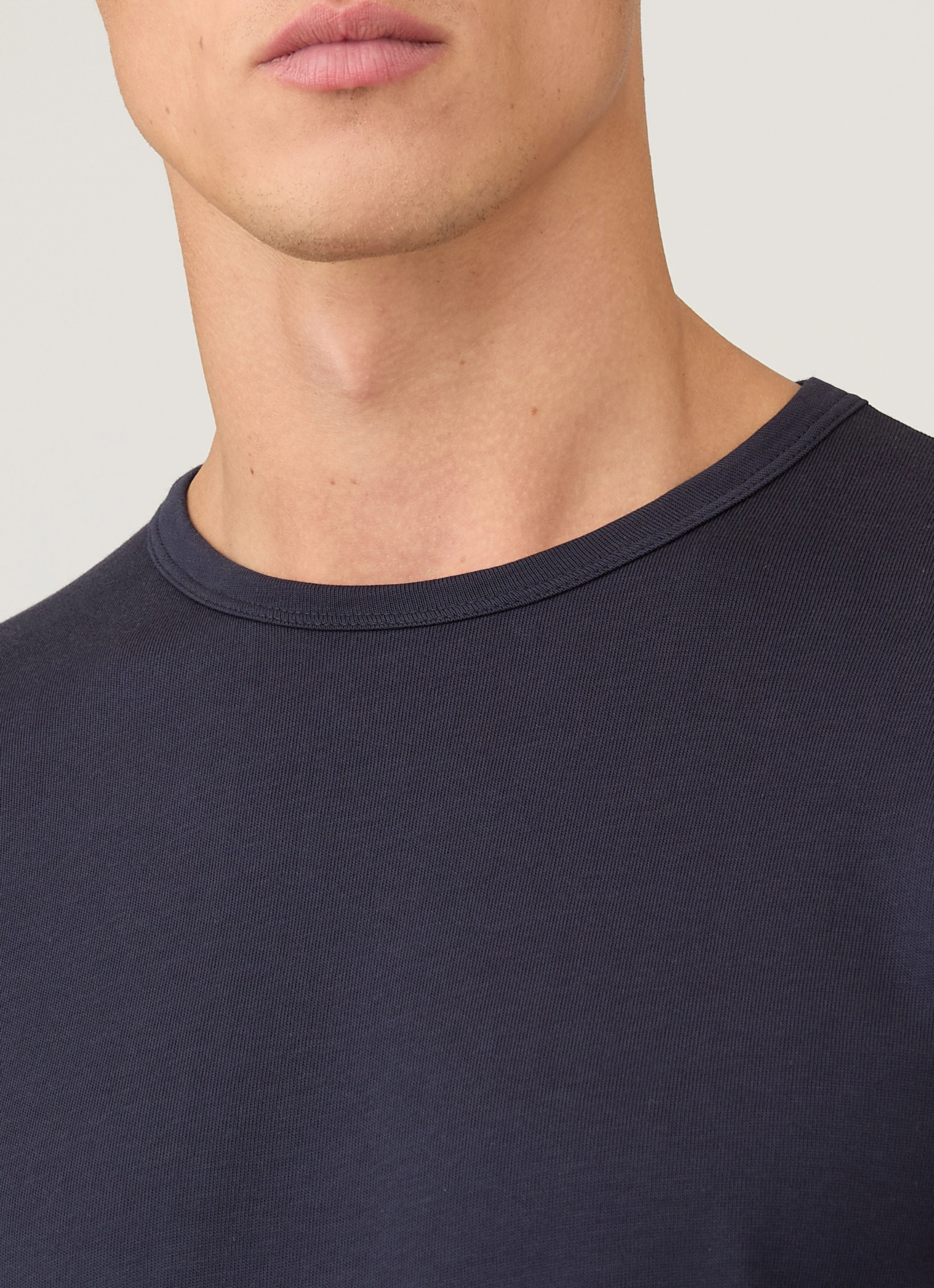 Men's Single Jersey T-shirt in Navy - Image 6
