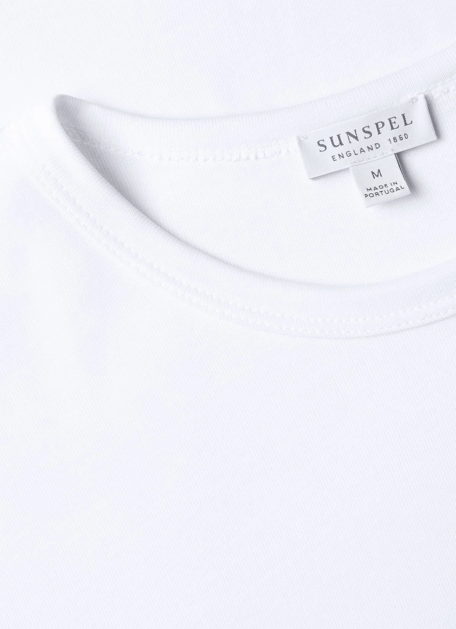 Men's Single Jersey T-shirt in White - Image 4
