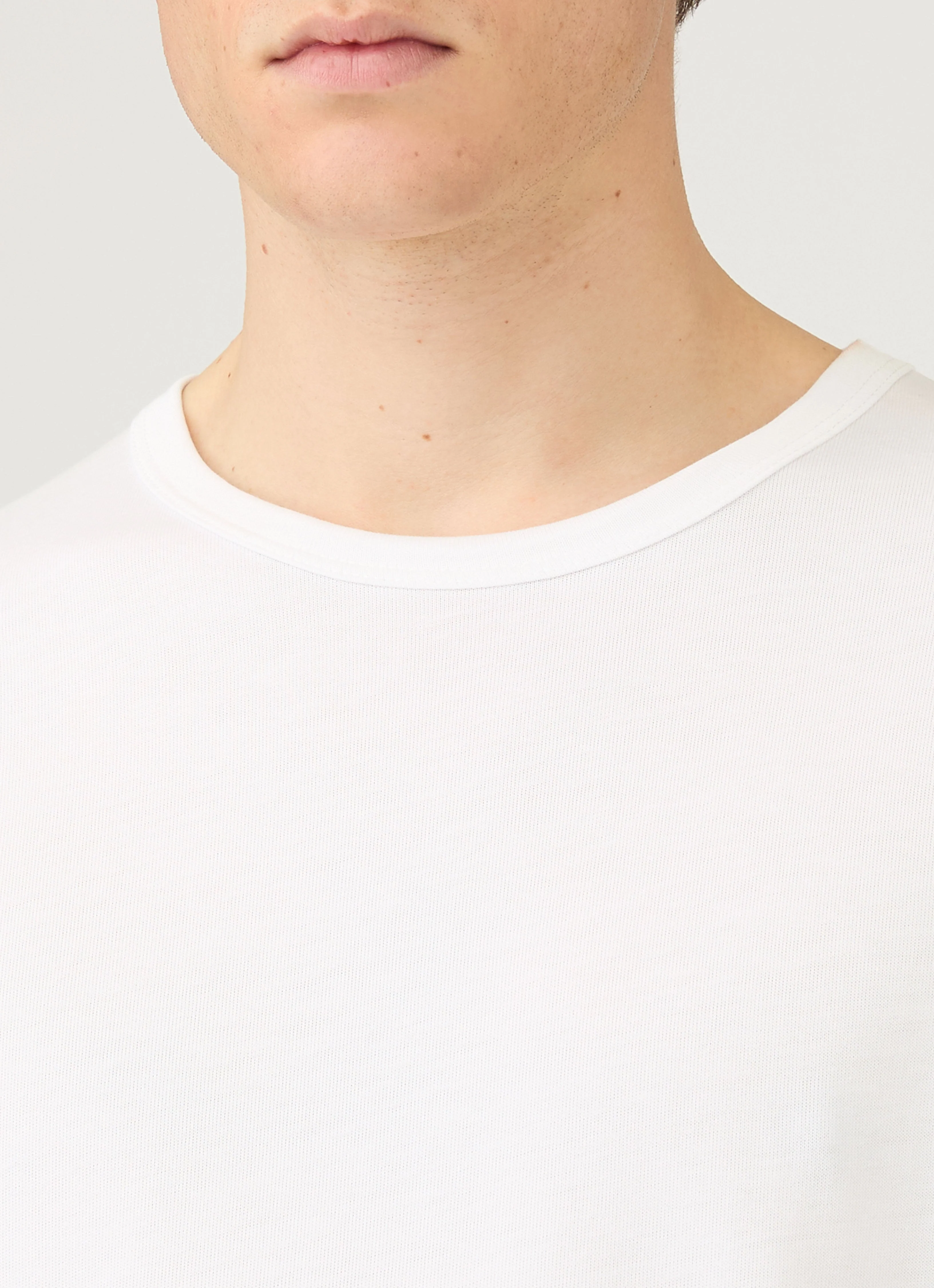 Men's Single Jersey T-shirt in White - Image 6