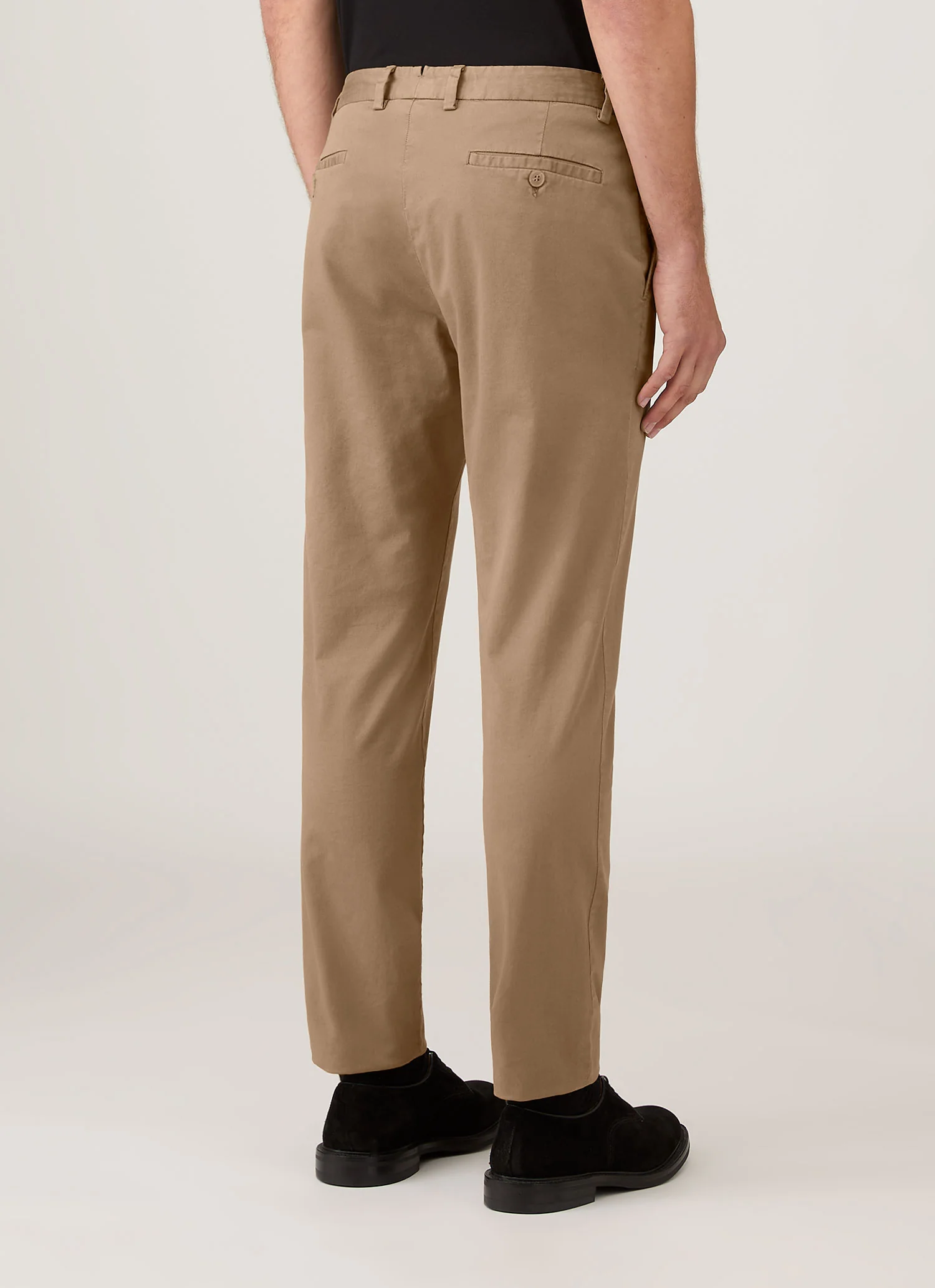 Men's Slim Fit Chino in Dark Stone - Image 5