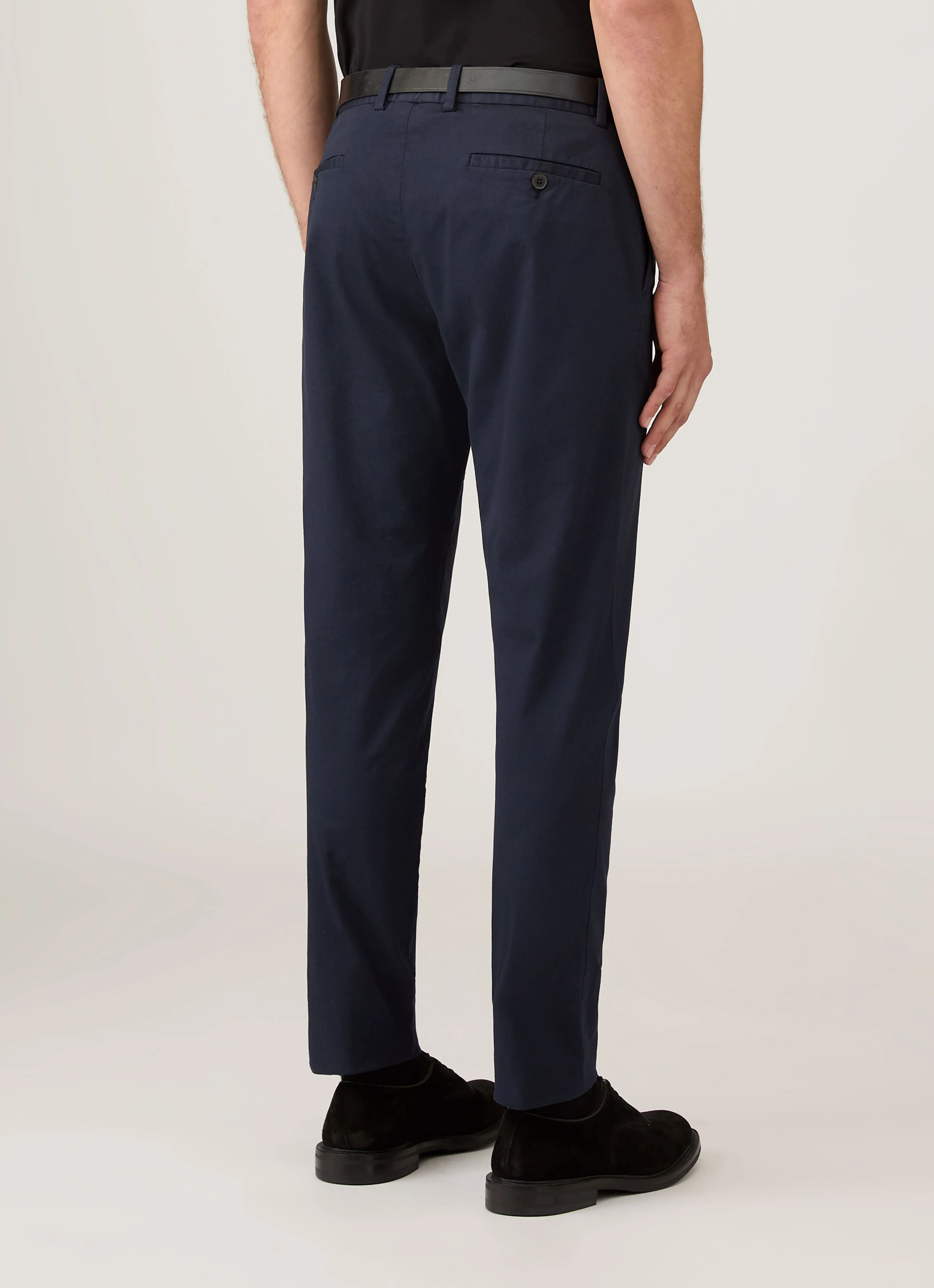 Men's Slim Fit Chino in Navy - Image 5