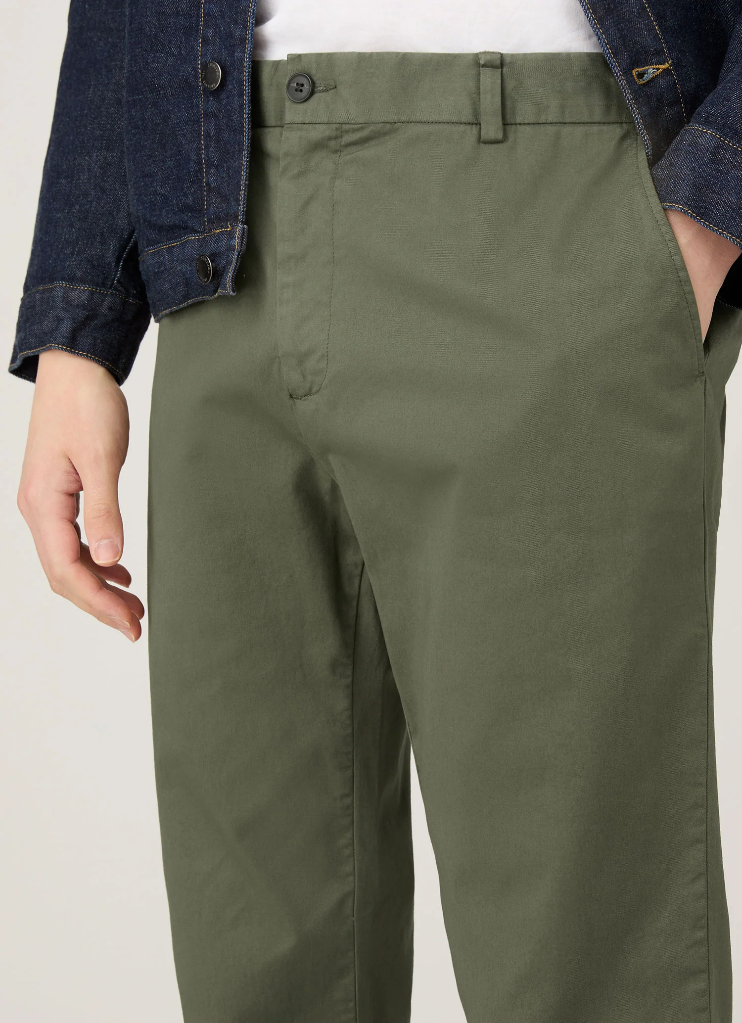 Men's Slim Fit Chino in Khaki - Image 6