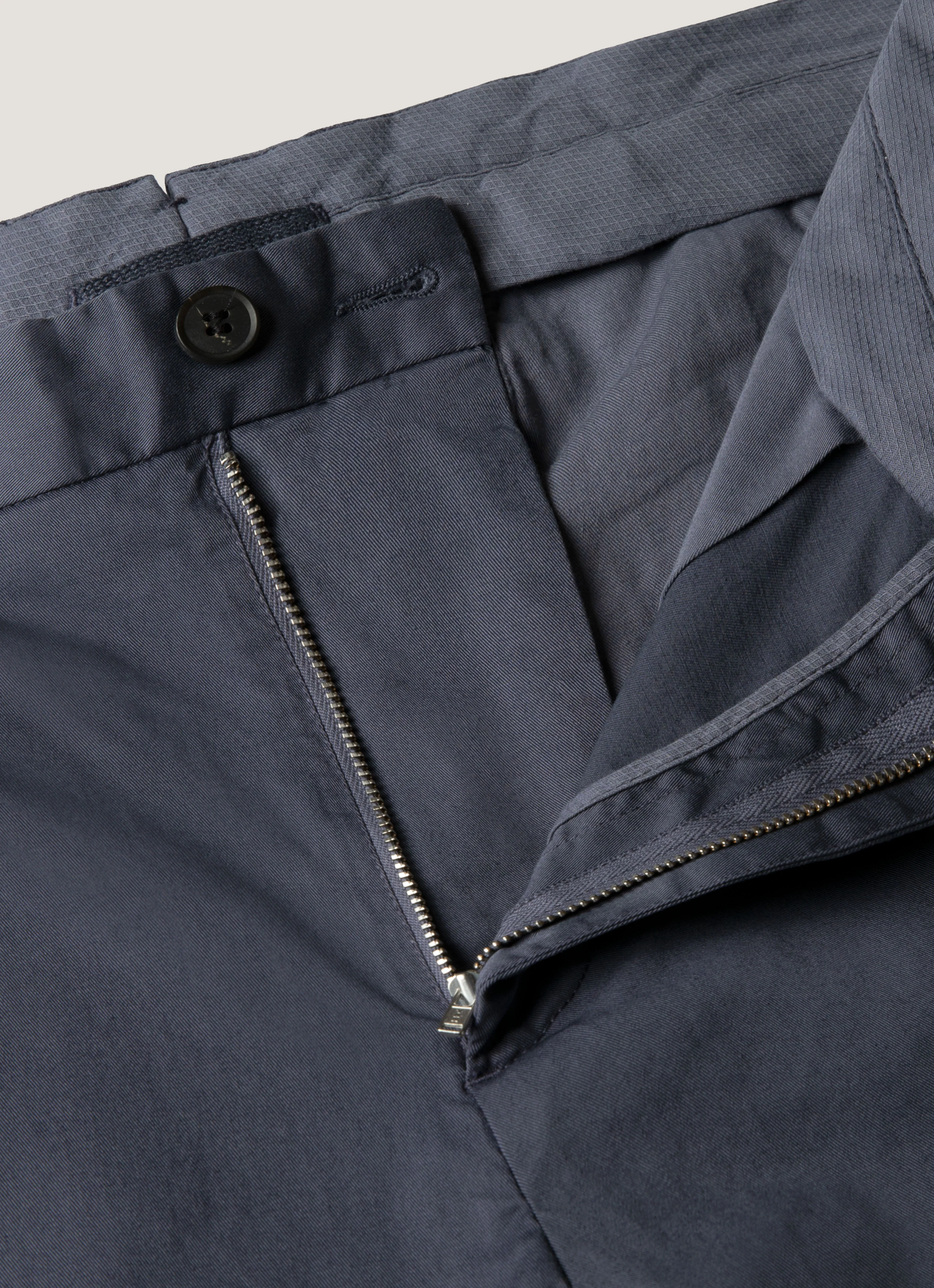Men's Slim Fit Chino in Slate Blue - Image 4
