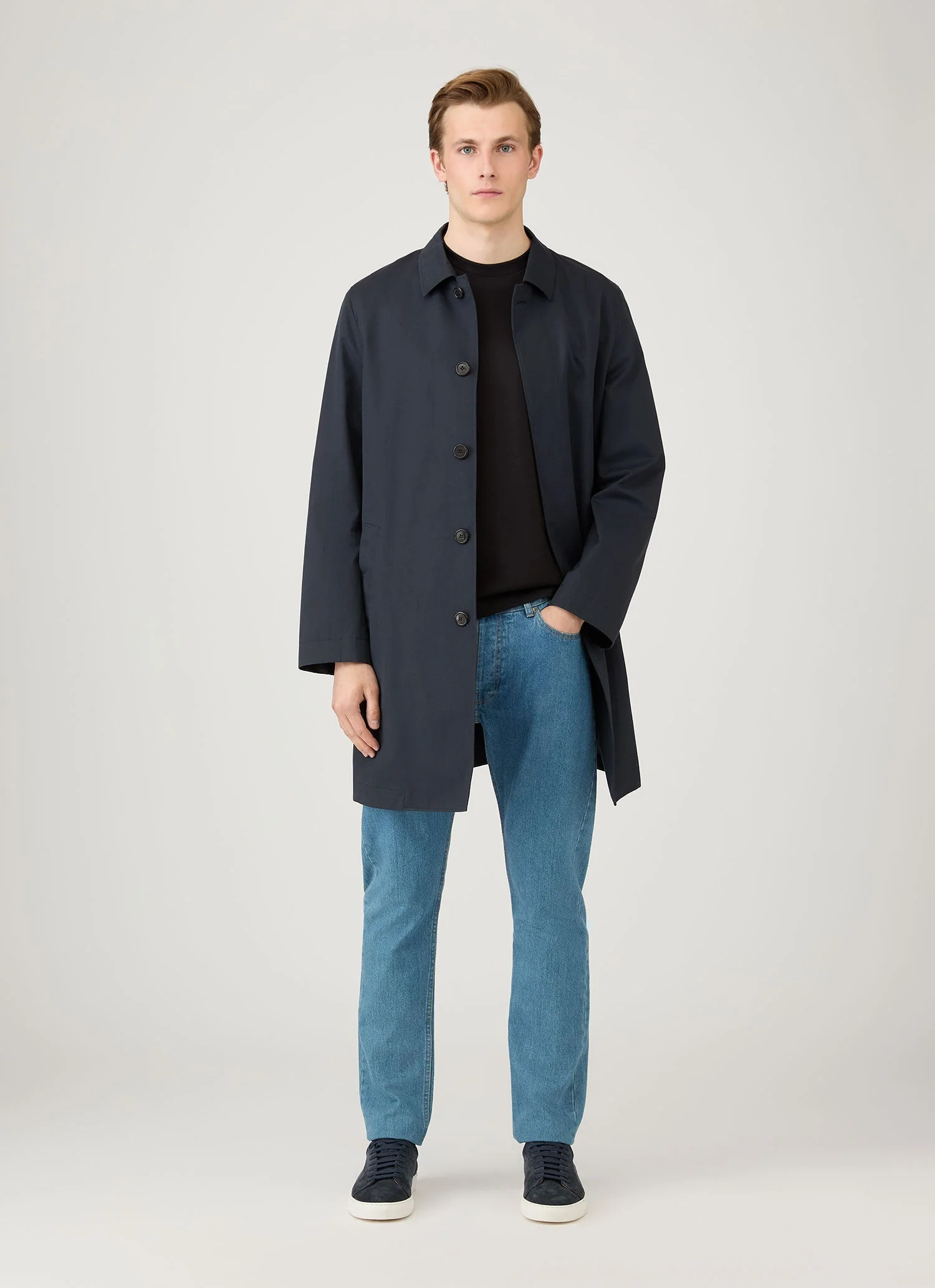 Men's Slim Fit Jeans in Mid Wash Denim - Image 3
