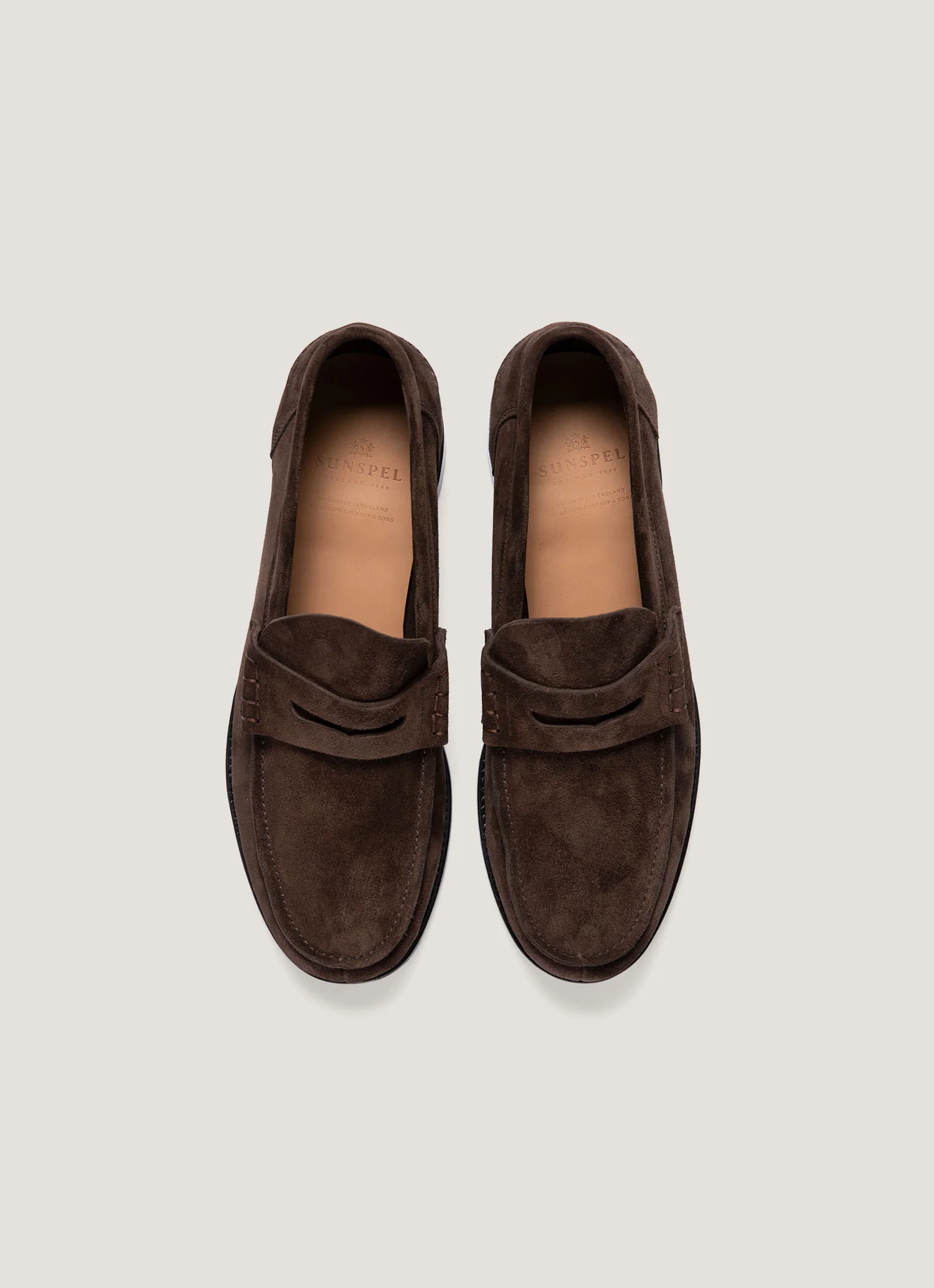 Men's Suede Loafer in Brown - Image 4