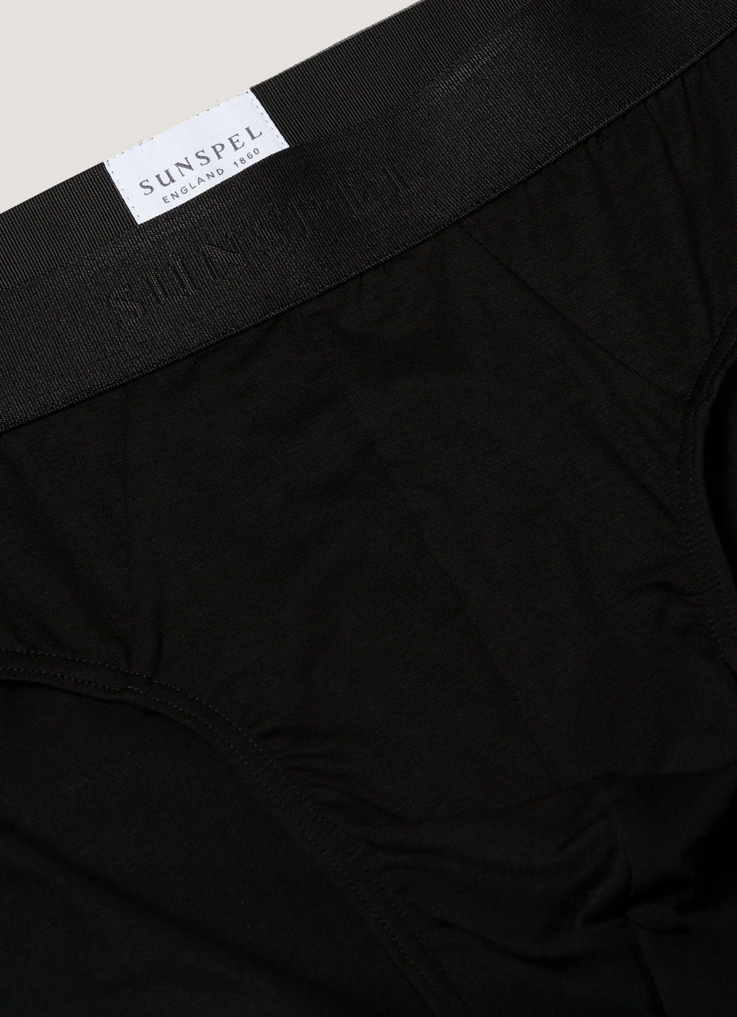 Men's Tencelâ„¢ Briefs in Black - Image 4