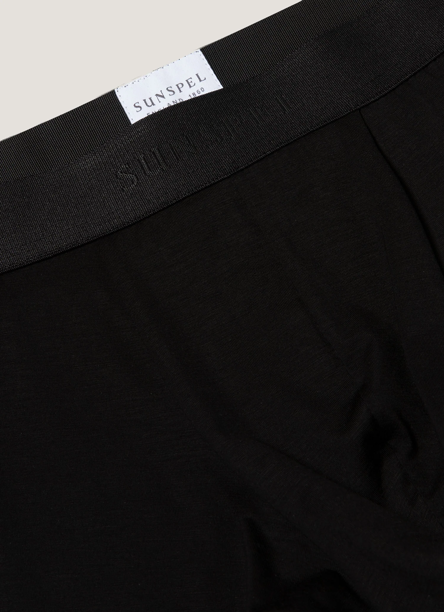 Men's Tencel™ Trunks in Black - Image 4