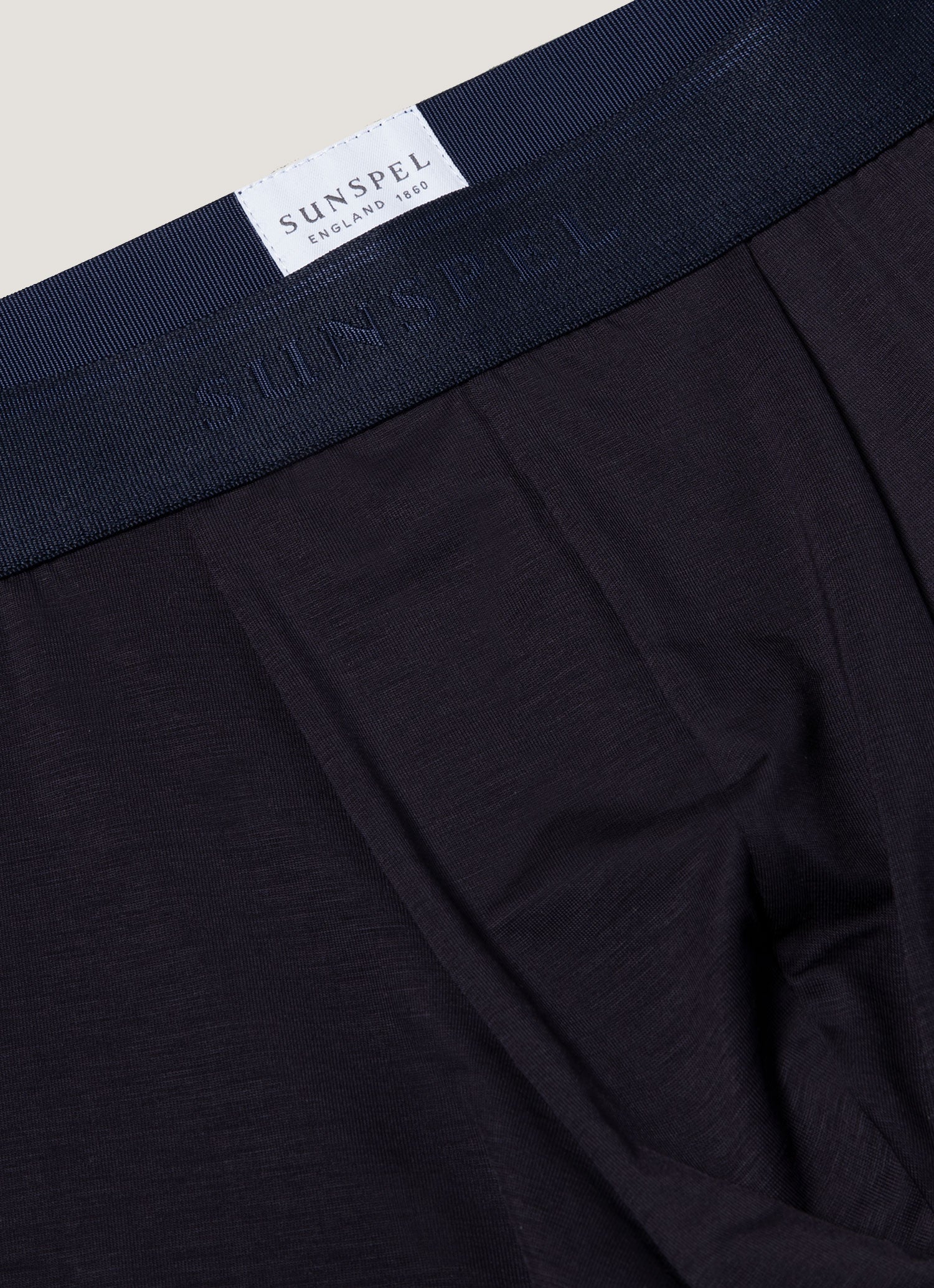 Men's Tencel™ Trunks in Navy - Image 4