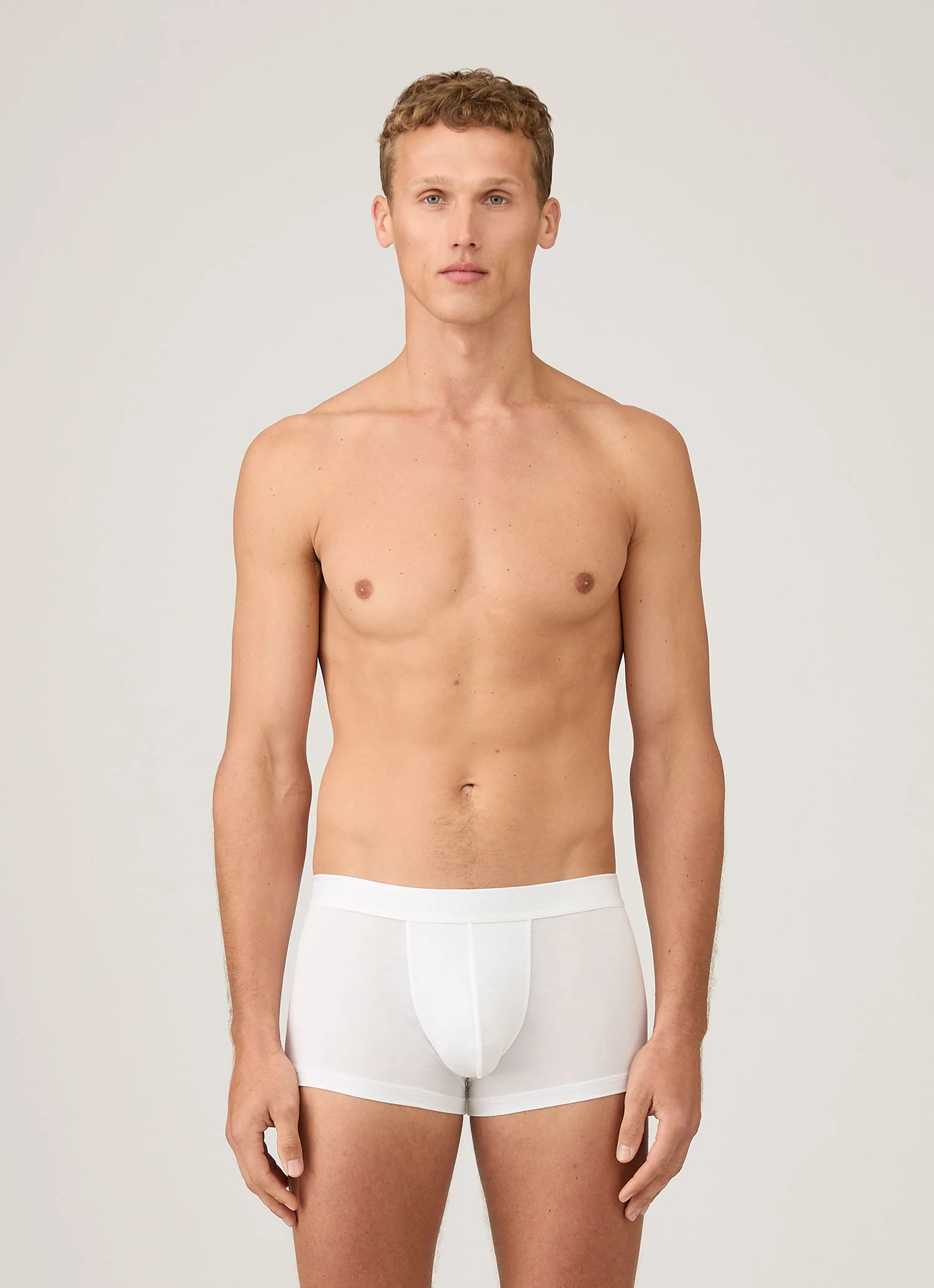Men's Tencel™ Trunks in White - Image 2