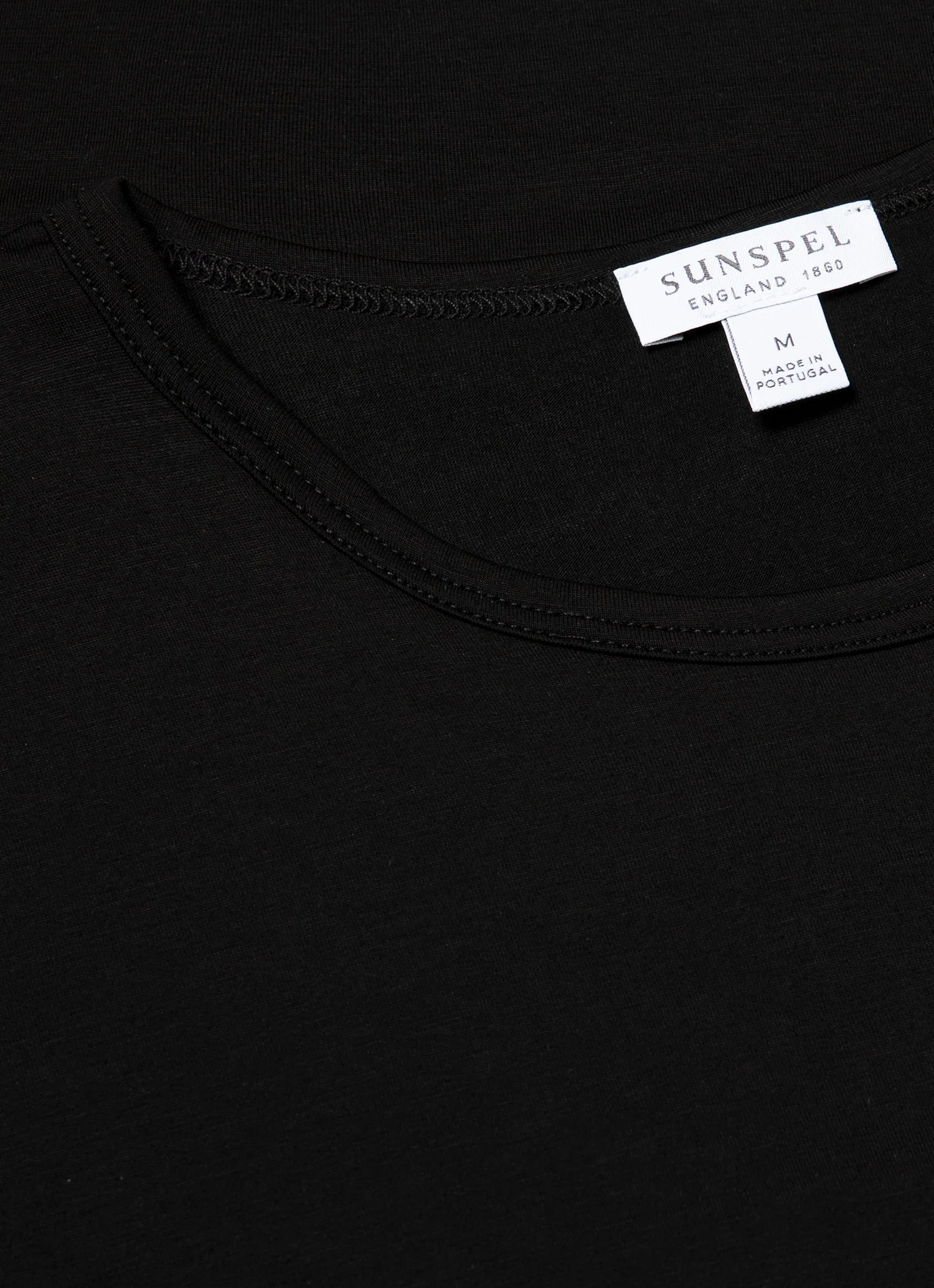 Men's Tencel™ T-shirt in Black - Image 4