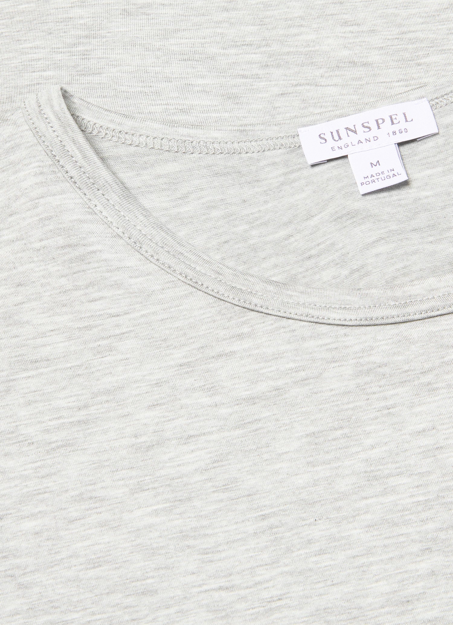 Men's Tencel™ T-shirt in Grey Melange - Image 4