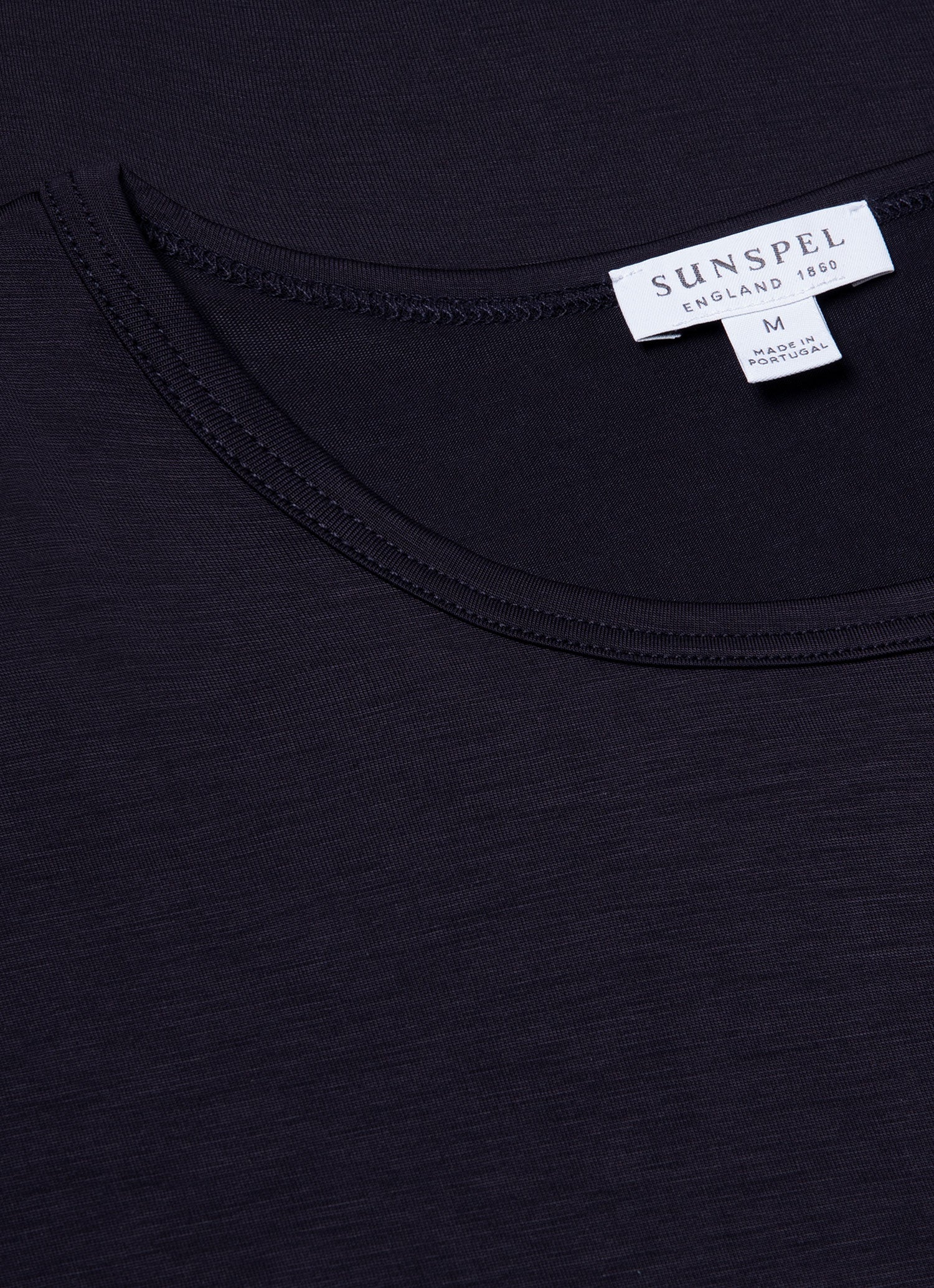 Men's Tencel™ T-shirt in Navy - Image 4