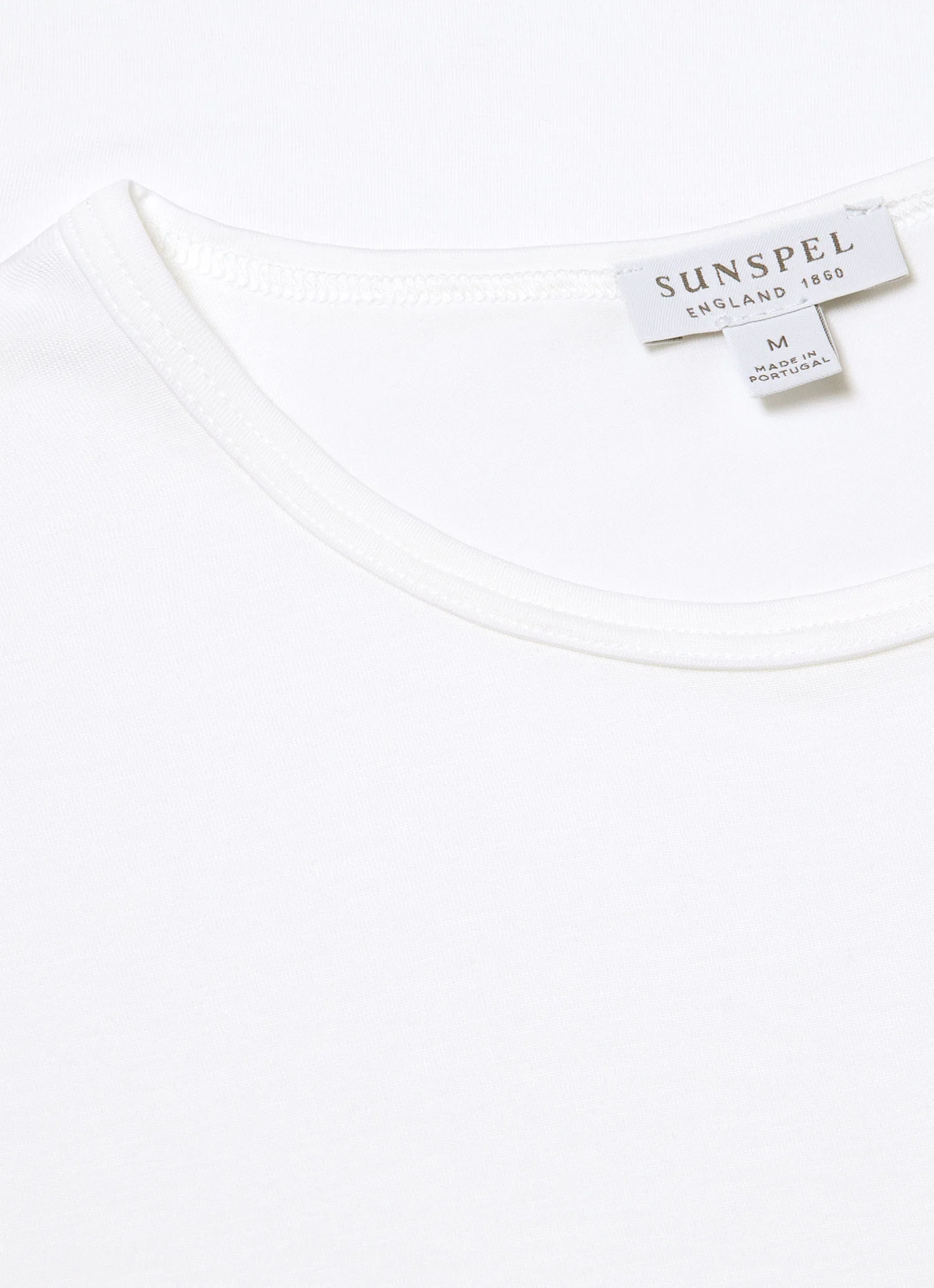 Men's Tencelâ„¢ T-shirt in White - Image 4