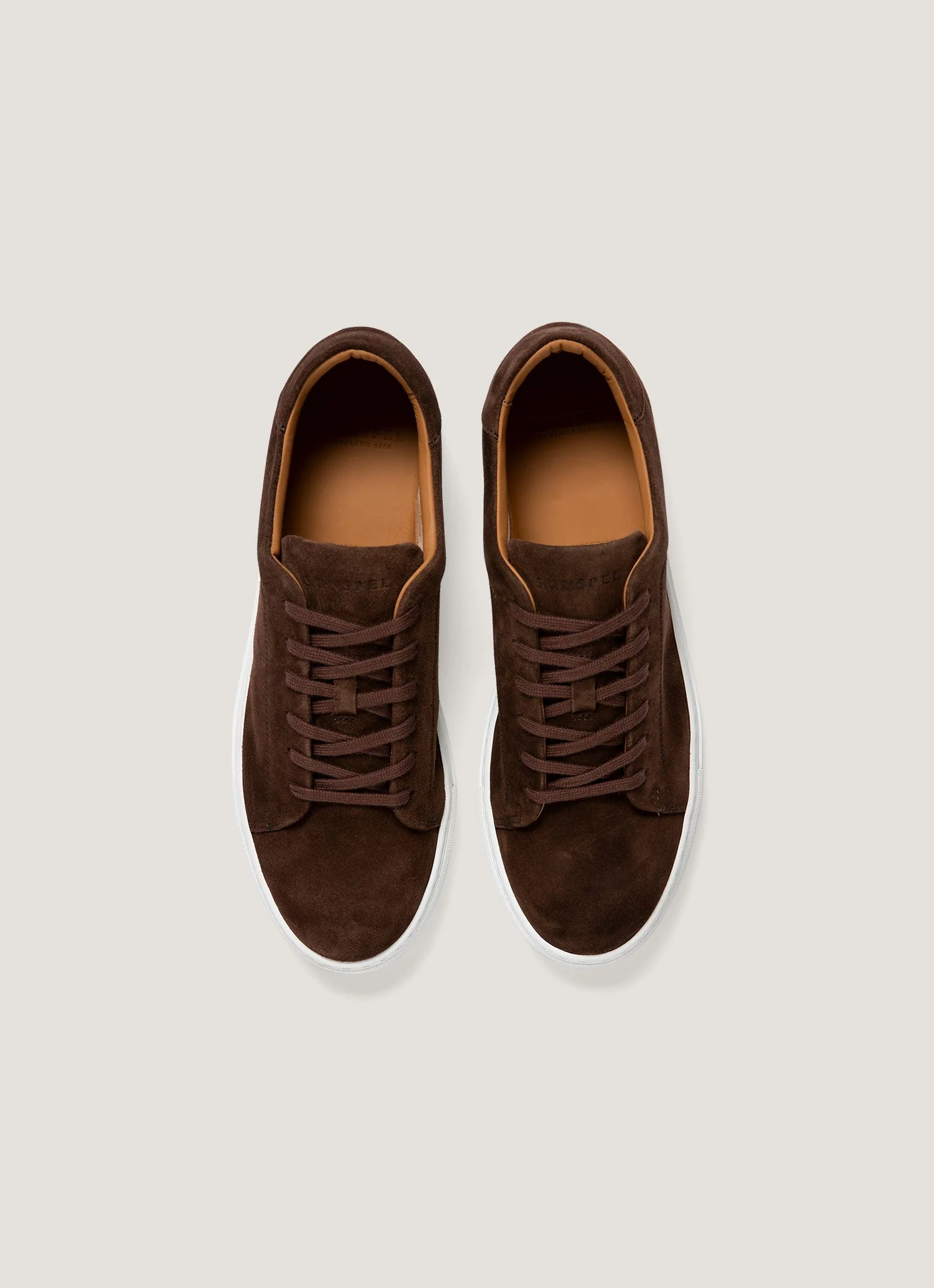 Men's Tennis Shoe in Brown - Image 4