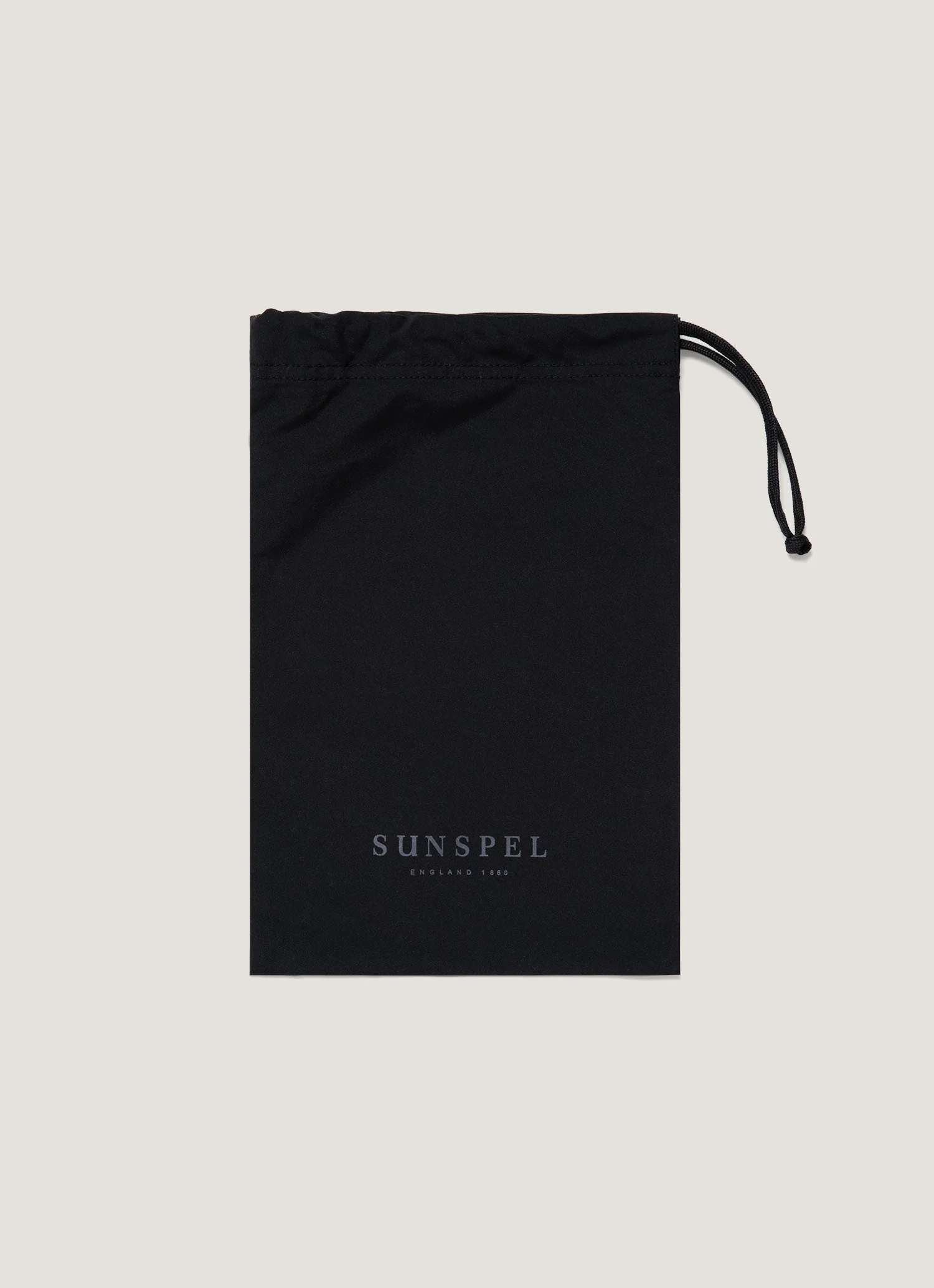 Men's Drawstring Swim Shorts in Black - Image 6
