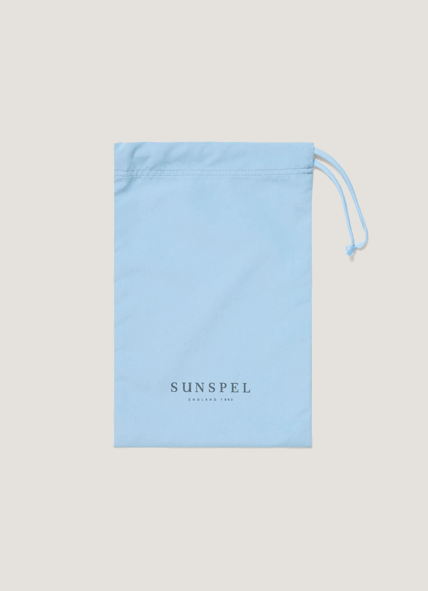 Men's Drawstring Swim Shorts in Light Blue - Image 6