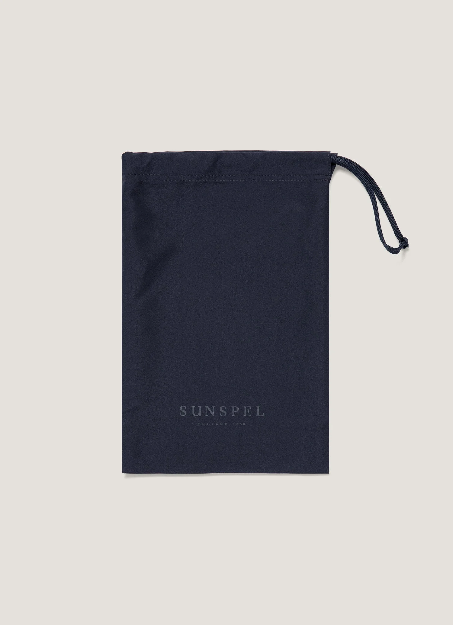Men's Drawstring Swim Shorts in Navy - Image 6